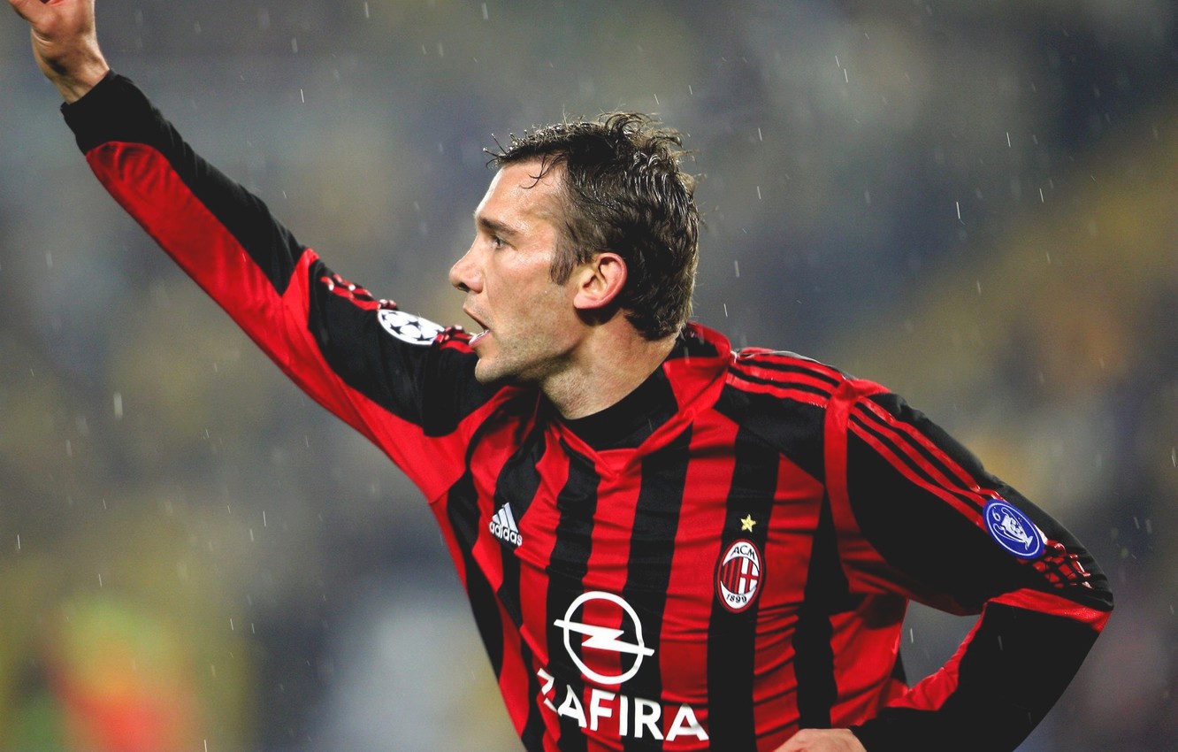 Wallpaper Milan, Sheva, football, Player, Milan, Player, Andriy Shevchenko, Sheva, Andriy Shevchenko image for desktop, section спорт