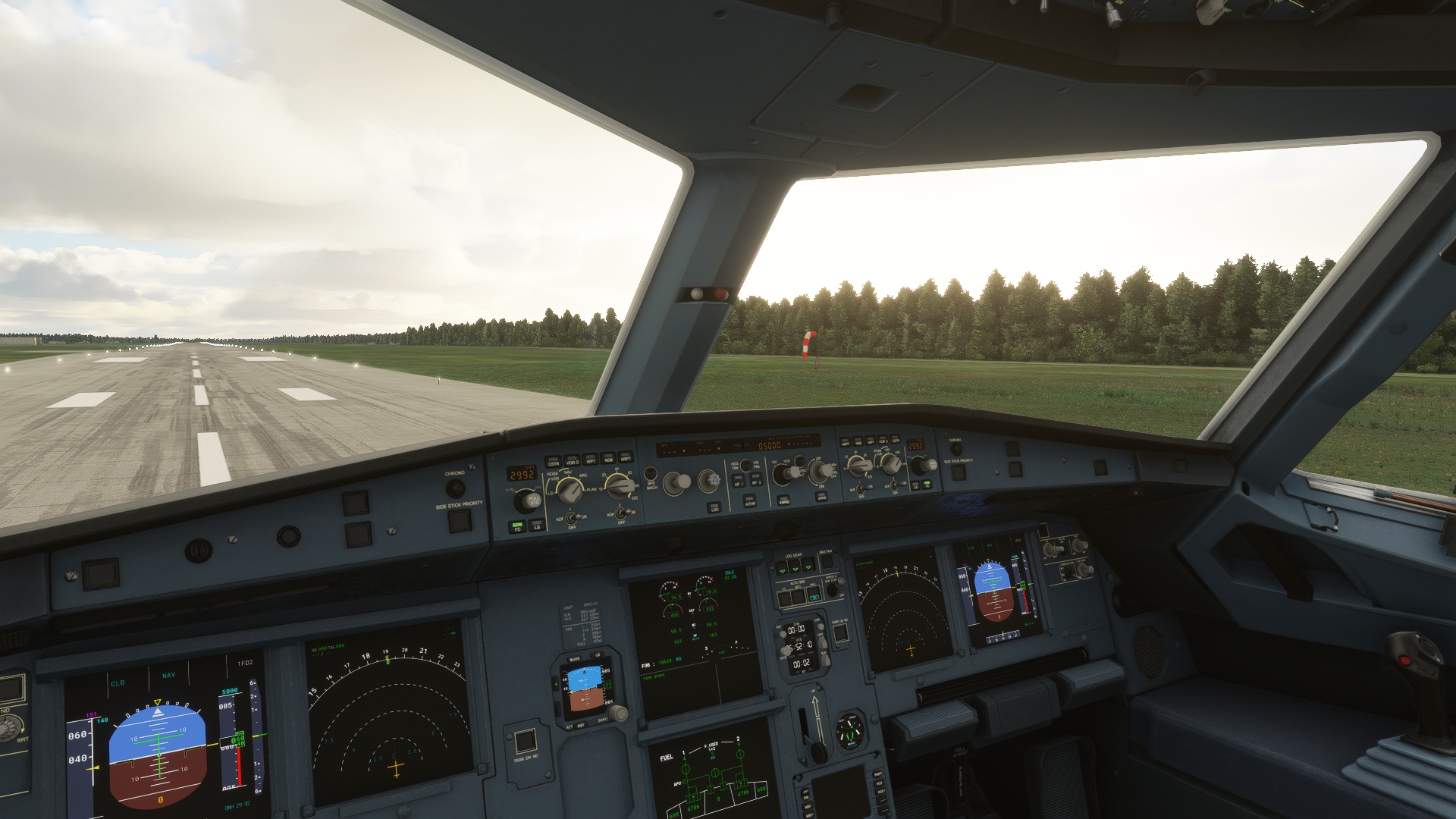 Wallpaper Airbus A Microsoft Flight Simulator Cockpit, Simulation Games:1920x1080
