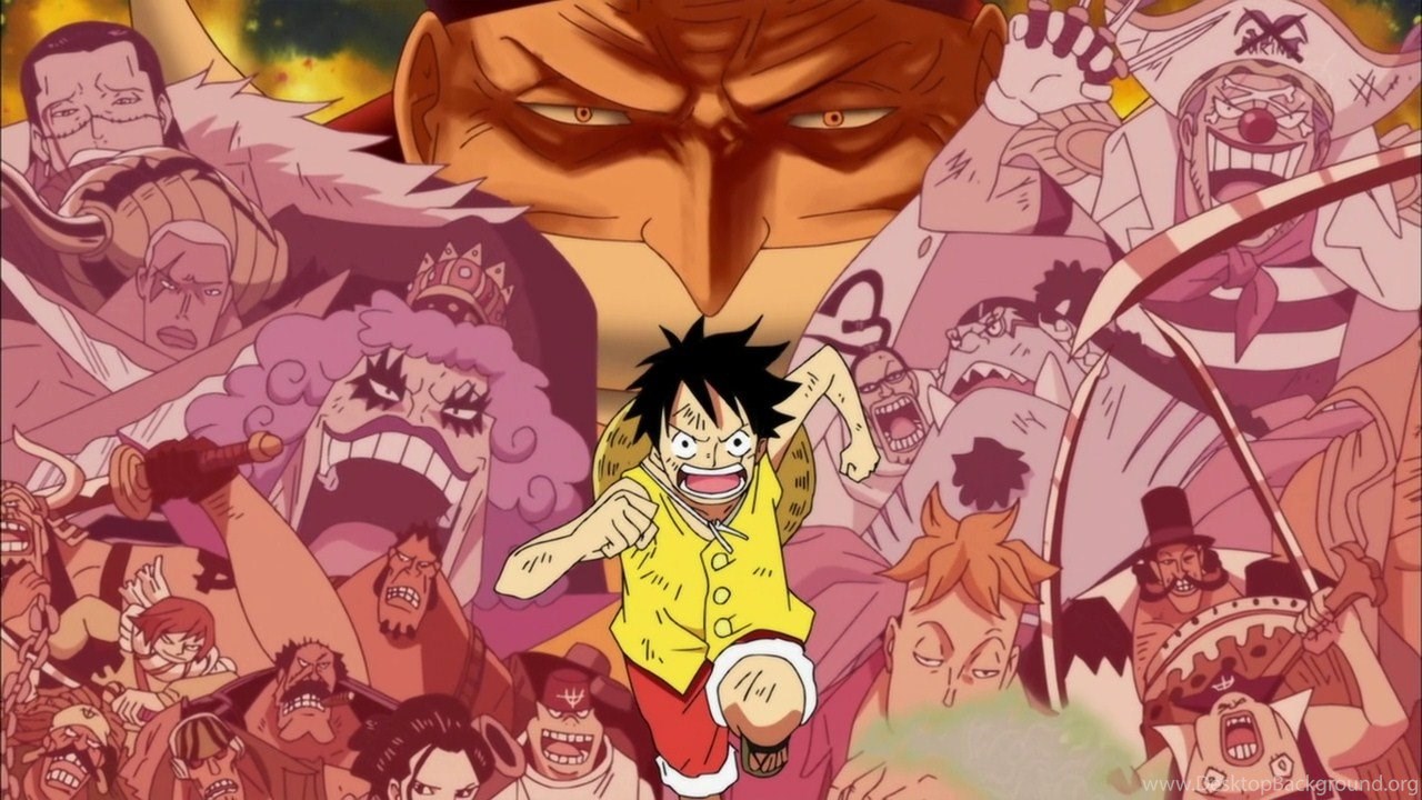 Wallpaper One Piece Whitebeard Pirates 1280x720 Desktop Background