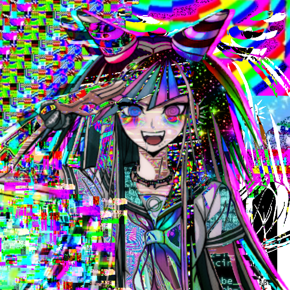 Ibuki mioda glitchcore. Glitchcore anime, Aesthetic anime, Anime