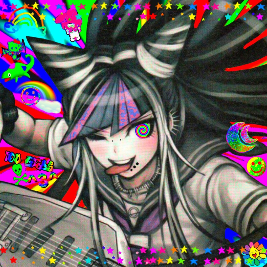 scenecore ibuki mioda !. Aesthetic anime, Glitchcore anime, Anime