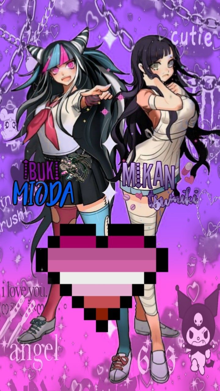 Wallpaper ibukixmikan the best ship ever. Danganronpa, Mikan tsumiki, Danganronpa ibuki