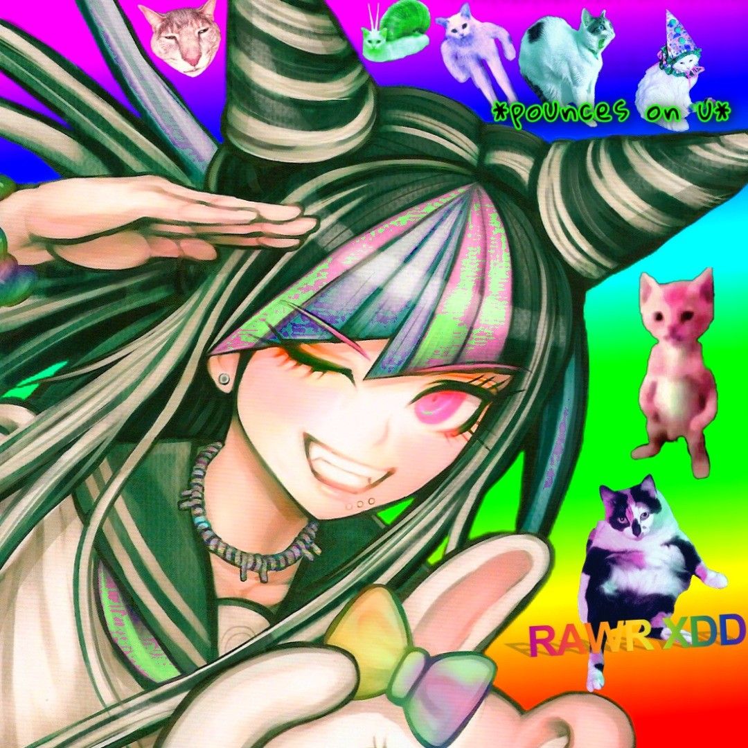 scenecore ibuki mioda !. Danganronpa glitchcore, Aesthetic anime, Danganronpa scenecore