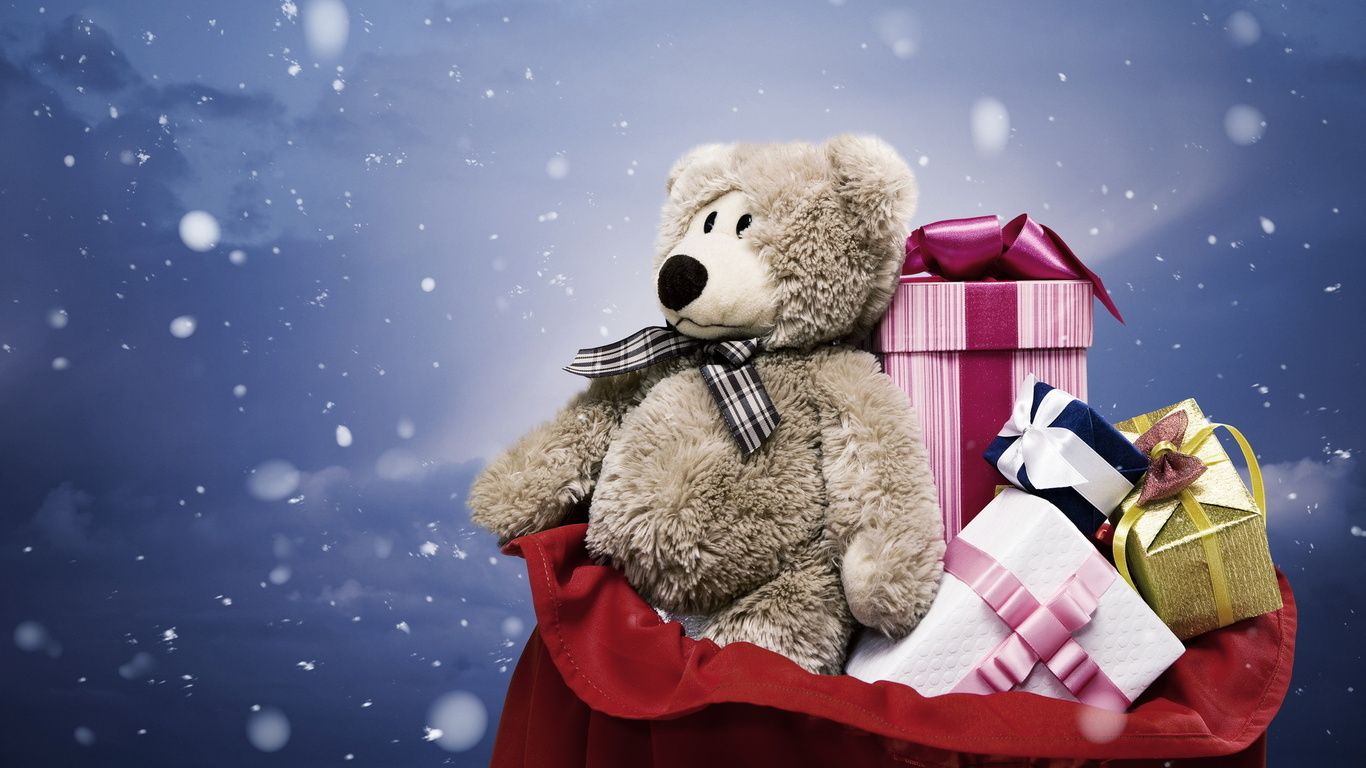 New Year 2016 Teddy Bear Wallpaper Quotes and Image New Year 2016 Quotes Wishes Sayings Image. Christmas toys, Teddy bear wallpaper, Kids christmas