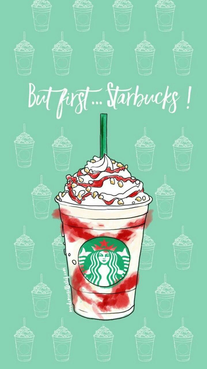 PAPÉIS DE PAREDE❤. Starbucks wallpaper, Cute screen savers, iPhone wallpaper girly