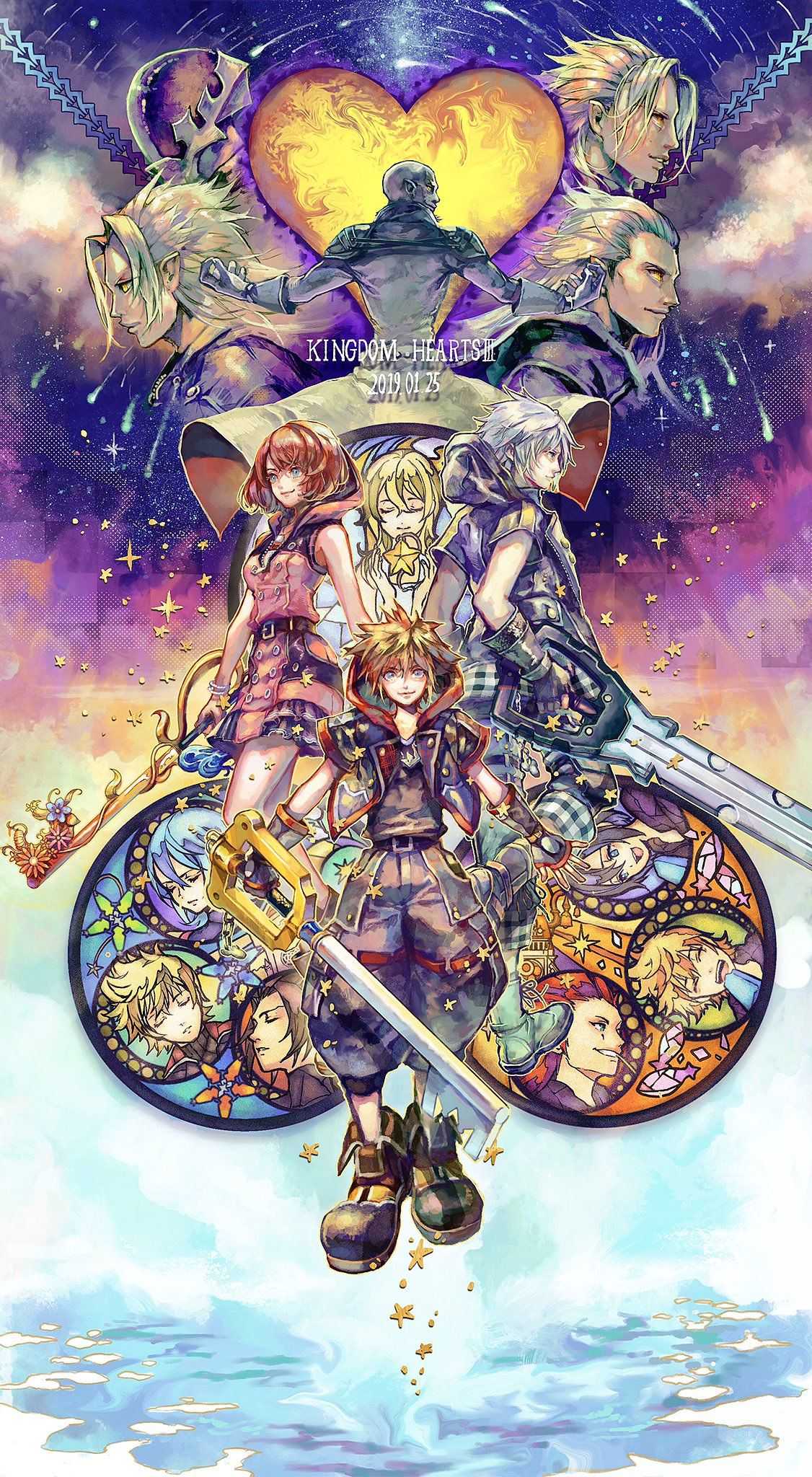 Kingdom Hearts Iphone Wallpapers Wallpaper Cave
