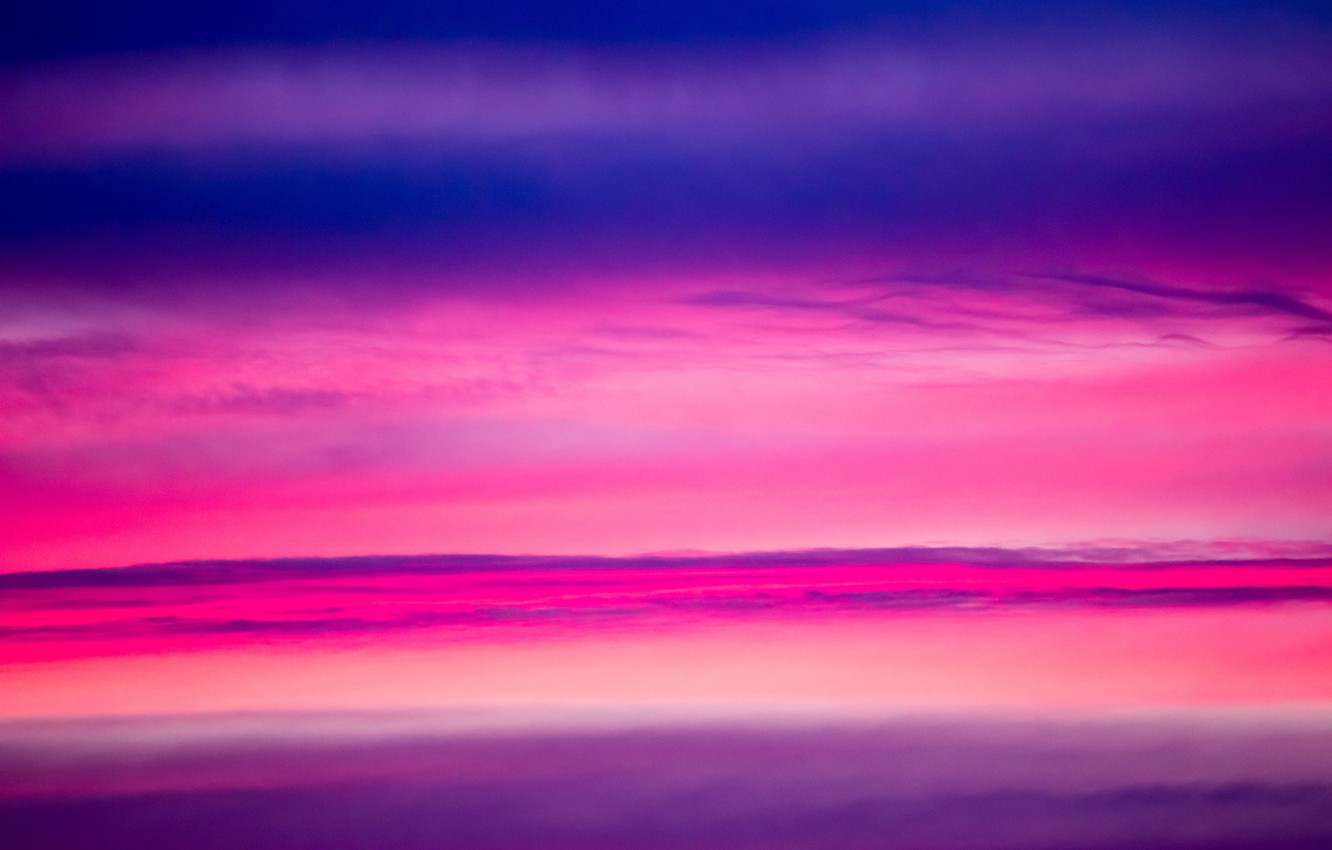 Wallpaper twilight, sky, sunset, pink, dusk, purple image for desktop, section природа