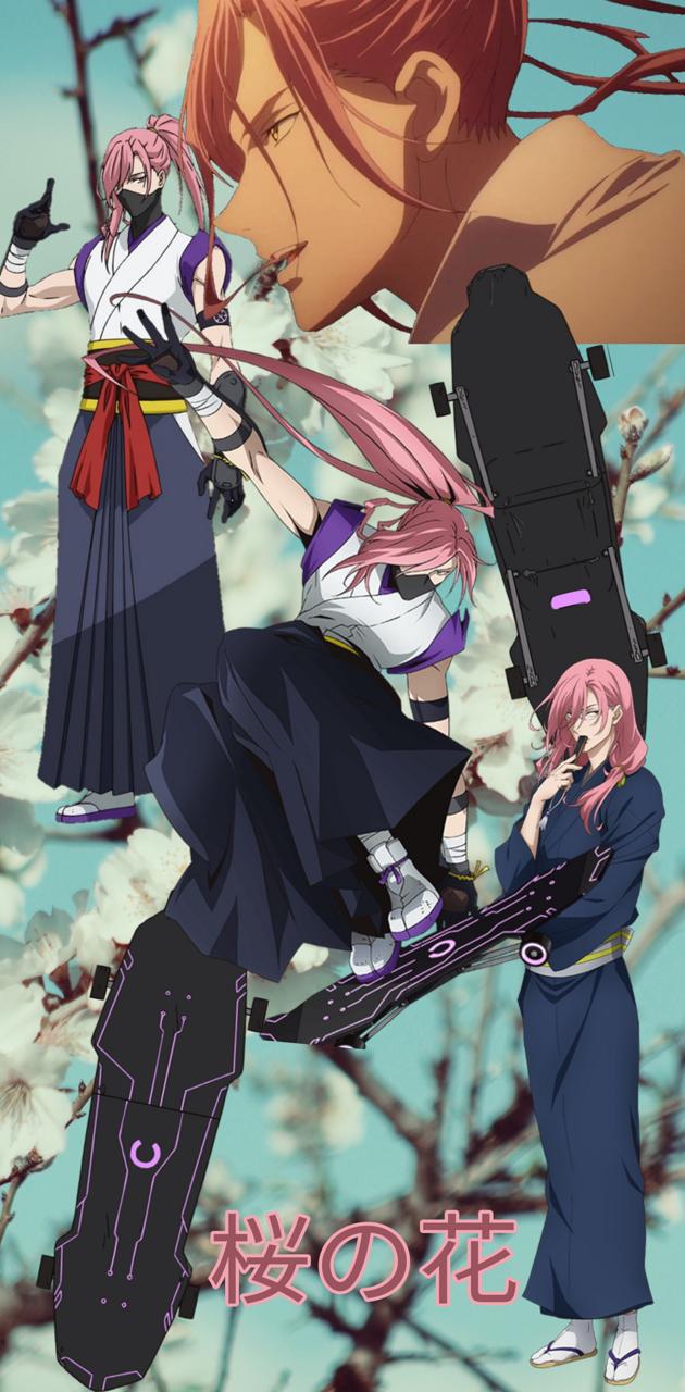 Cherry blossom sk8 wallpaper