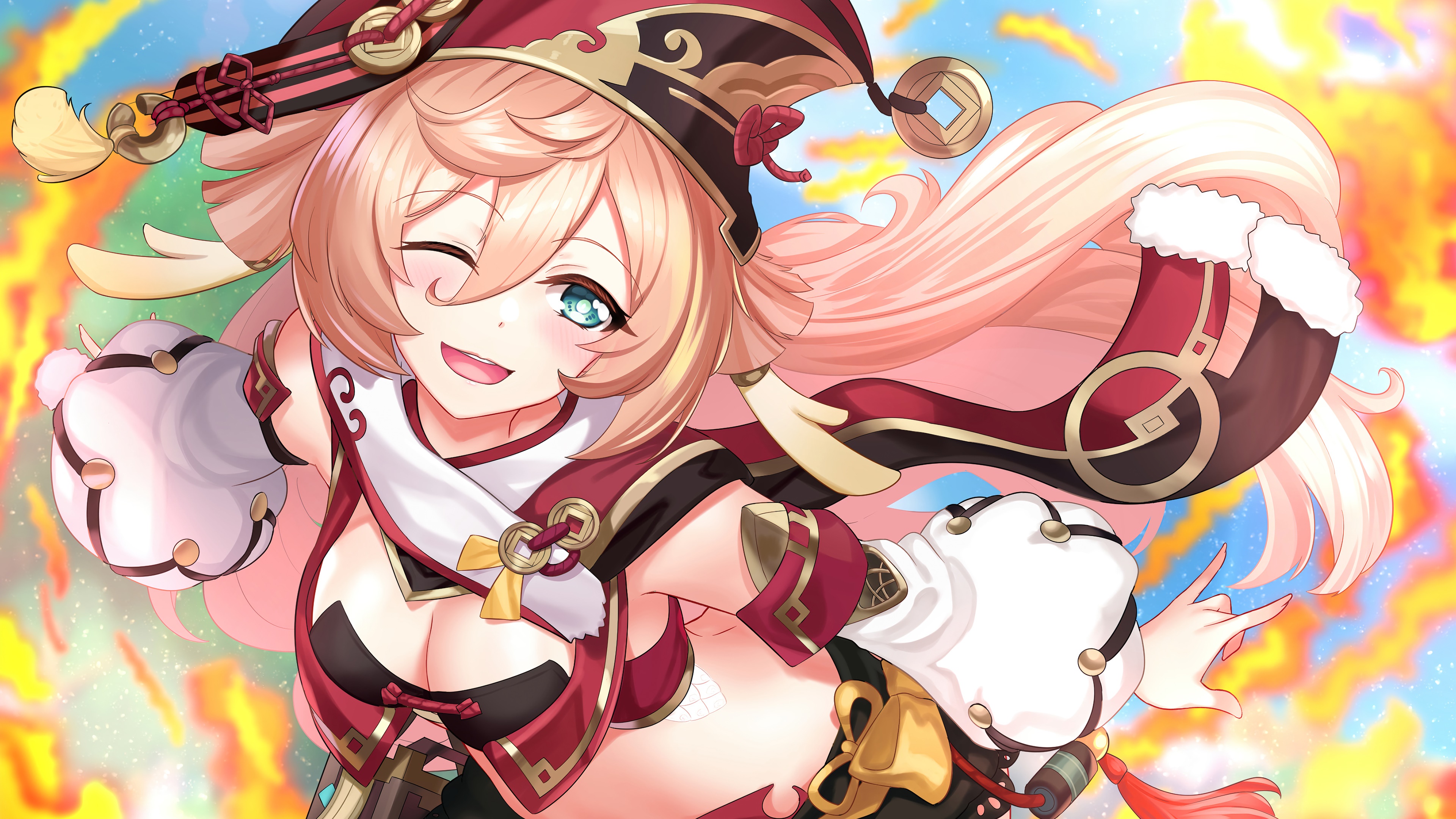 yanfei HD wallpaper, Background