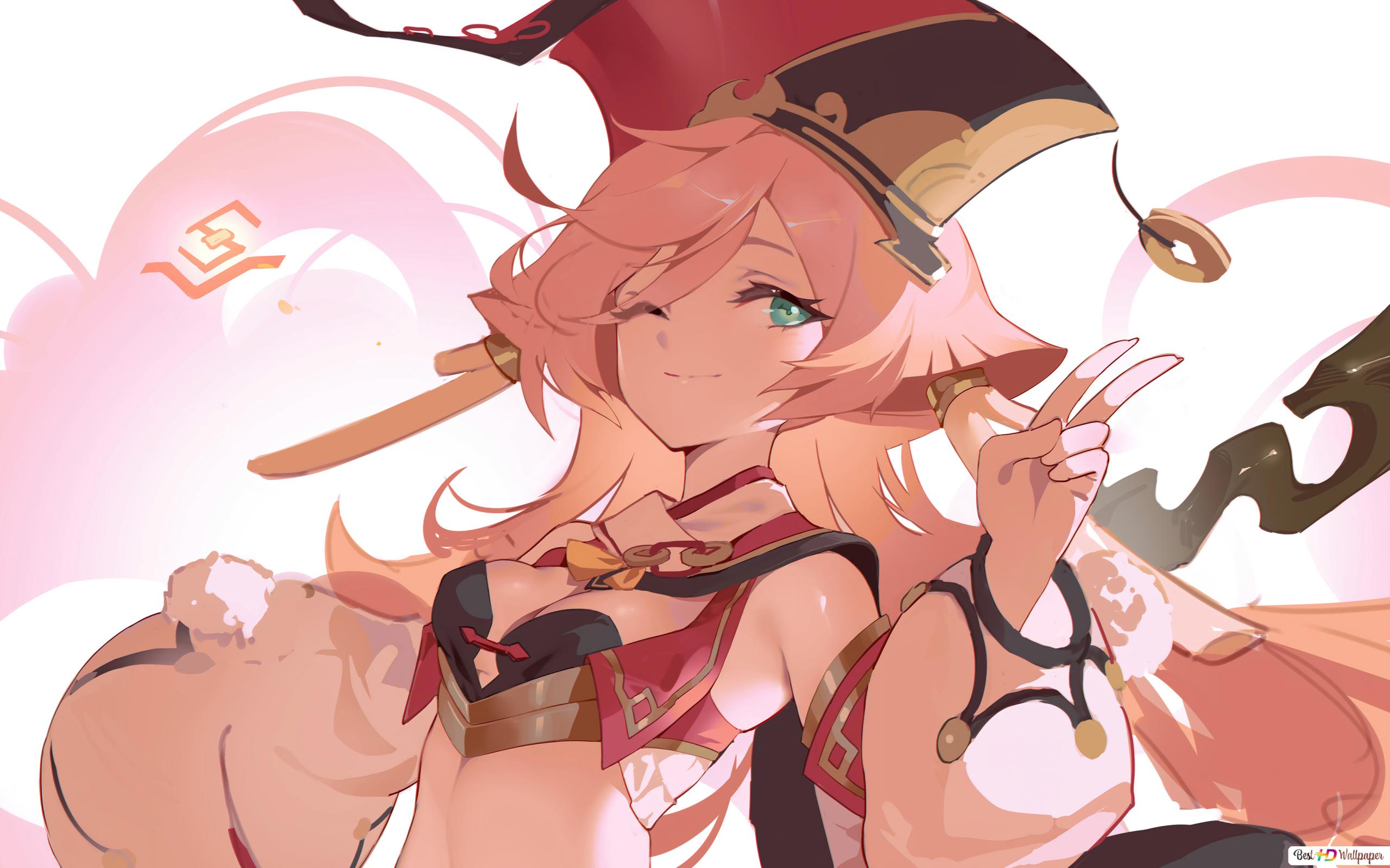 2021) Legal Expertise 'Yanfei' Impact (Anime Video Game) HD wallpaper download