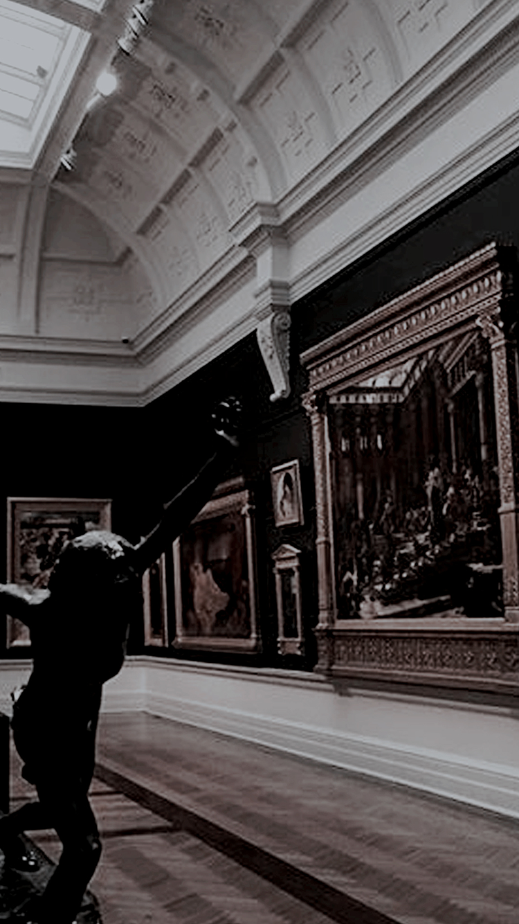 dark academia lockscreen