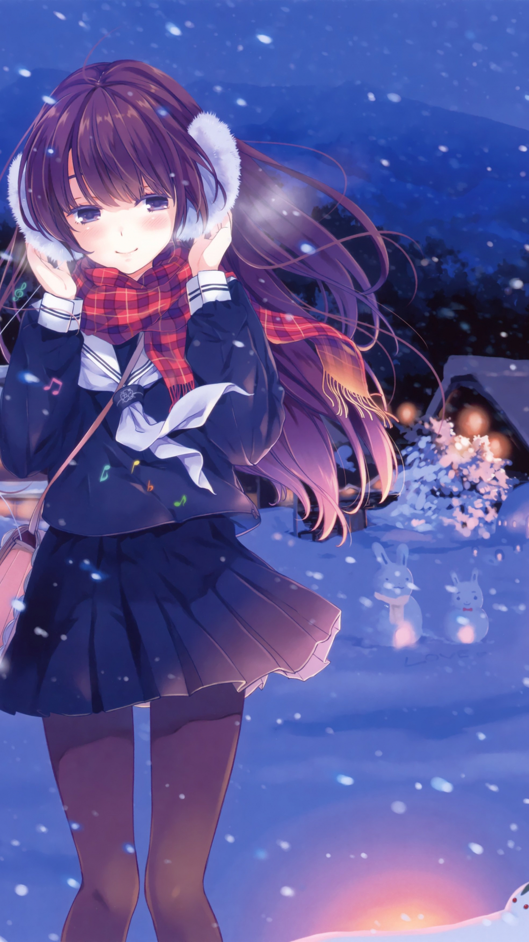 Free download Original anime girl school uniform winter cute beautiful dress [2482x3500] for your Desktop, Mobile & Tablet. Explore Cute Anime Girl Winter Wallpaper. Cute Anime Girl Wallpaper, Cute