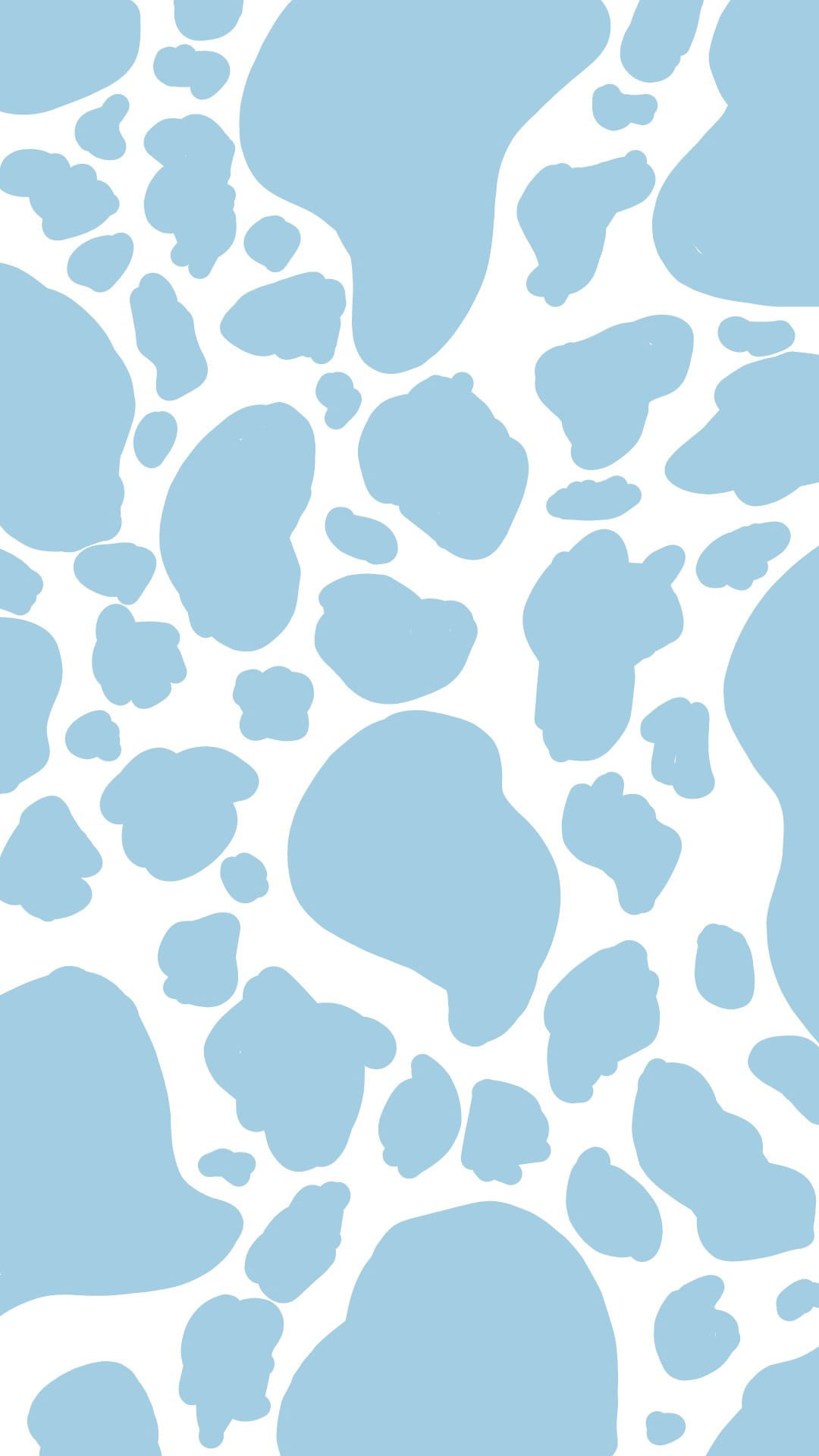 Wallpaper Cow Print, Aesthetic, Y, Blue, Baby Blue, Pattern, Simple • Wallpaper For You HD Wallpaper For Desktop & Mobile