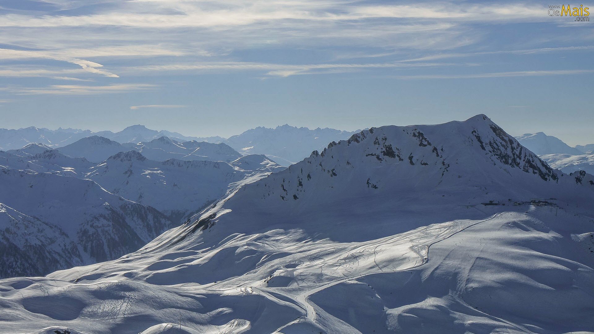 Mountain Skiing Wallpaper iPhone