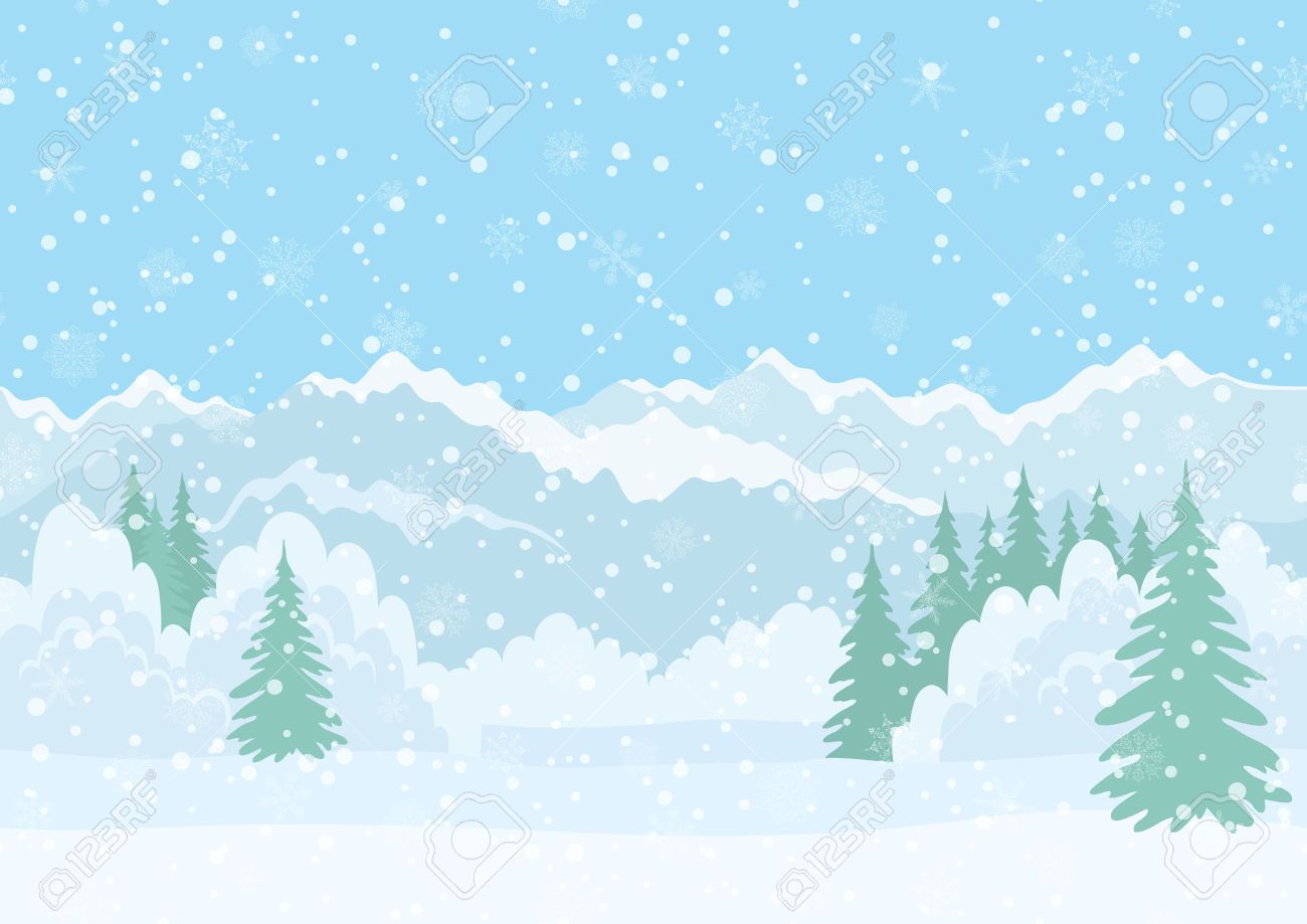 Snowy Winter Vector Winter Landscapes. Christmas landscape, Christmas wallpaper, Christmas phone wallpaper