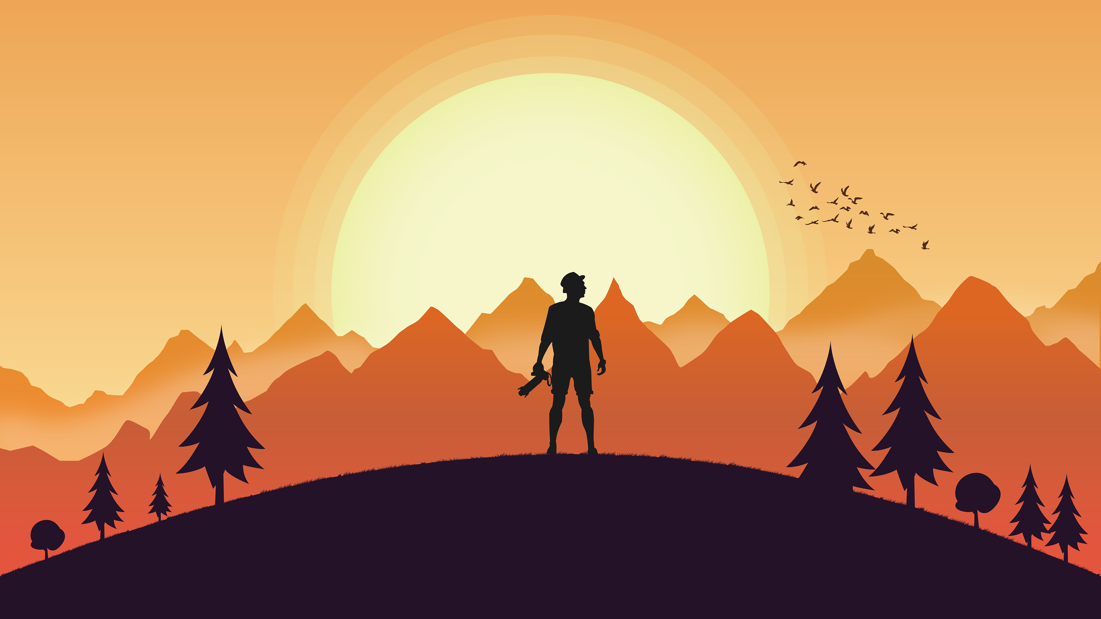 Wallpaper 4k Photographer Illustration 4k Wallpaper