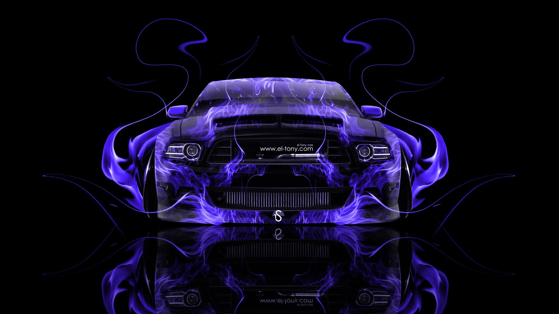 Neon Mustang Wallpaper Free Neon Mustang Background