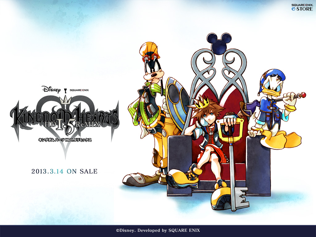 Kingdom Hearts HD 1.5 ReMix Wallpaper Hearts Ultimania