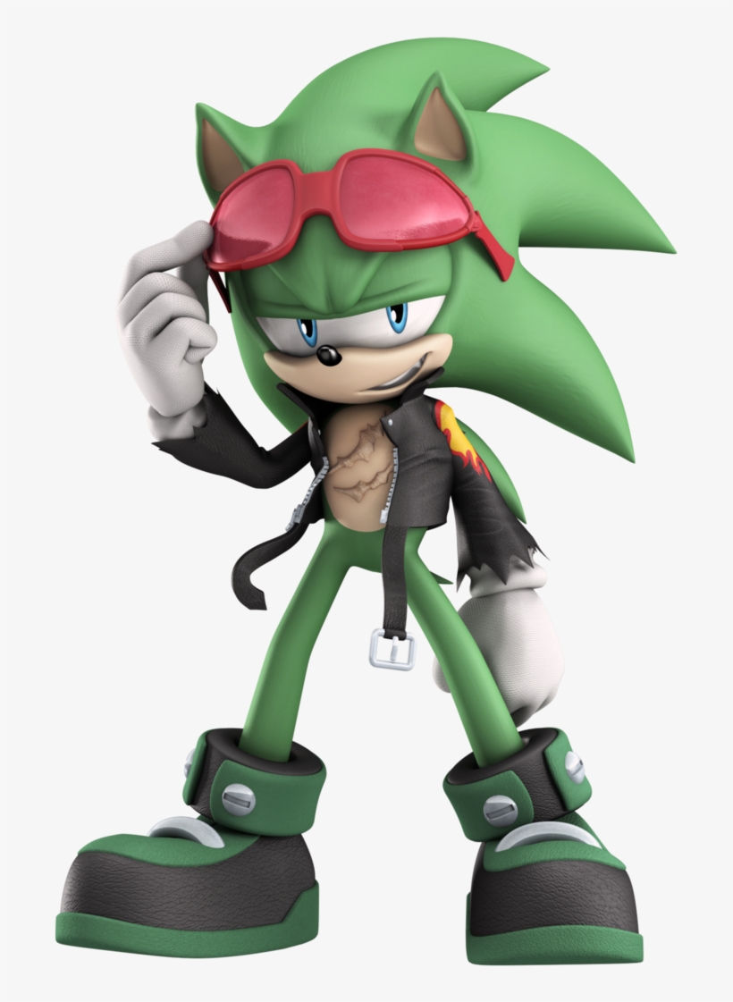 Scourge The Hedgehog Official Artwork The Hedgehog PNG Download