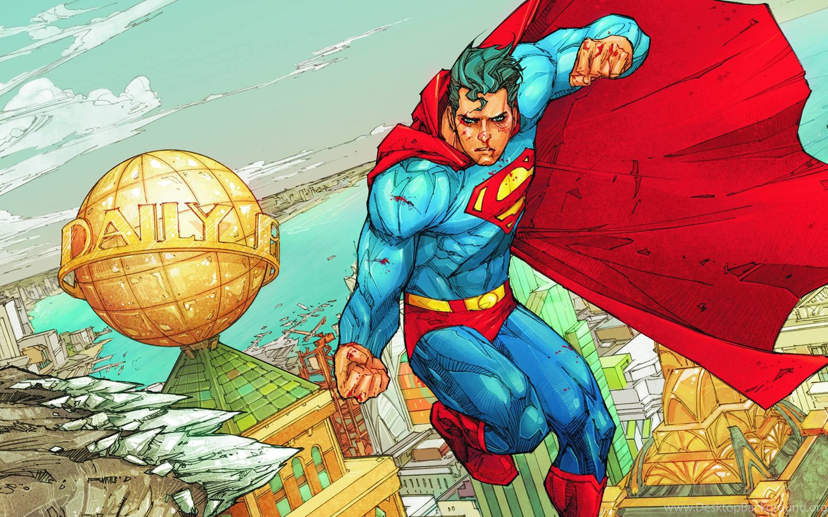 SuperHD.pics: DC Comics Death Of Superman Doomsday Superman Comics. Desktop Background