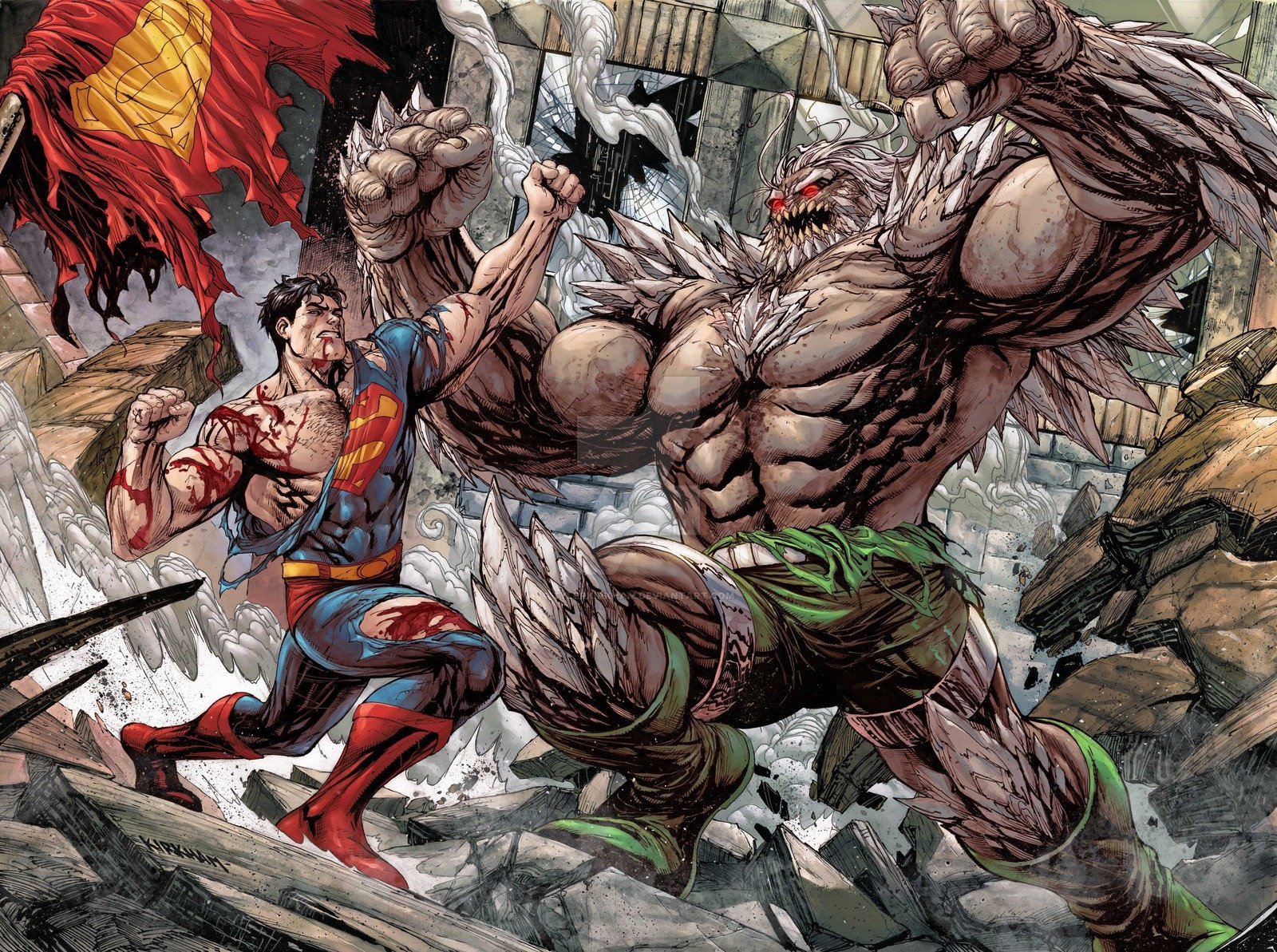 Superman vs Doomsday, Death of Superman Wallpapers and Backgrounds Image.