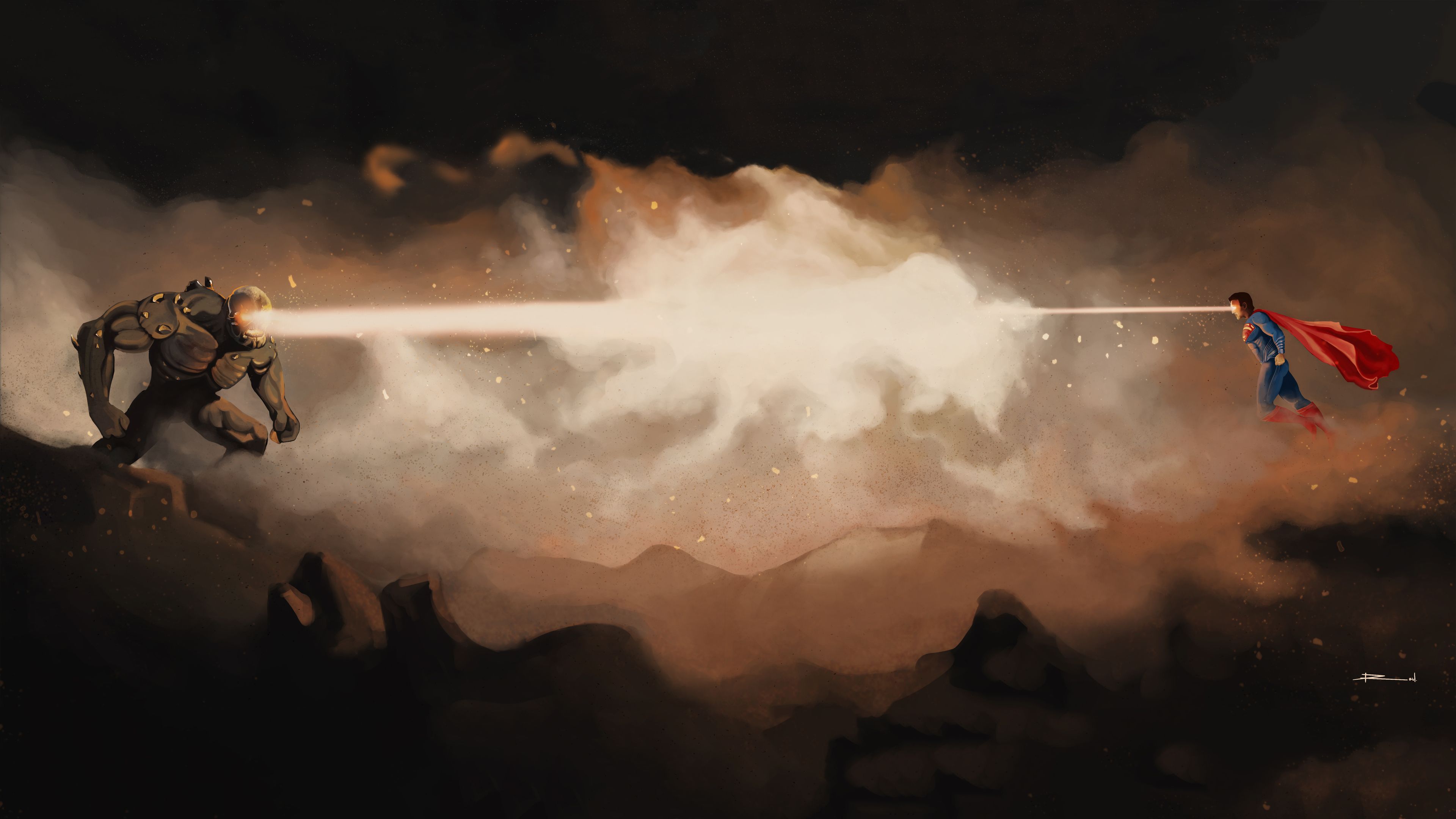 Superman vs Doomsday Wallpaper