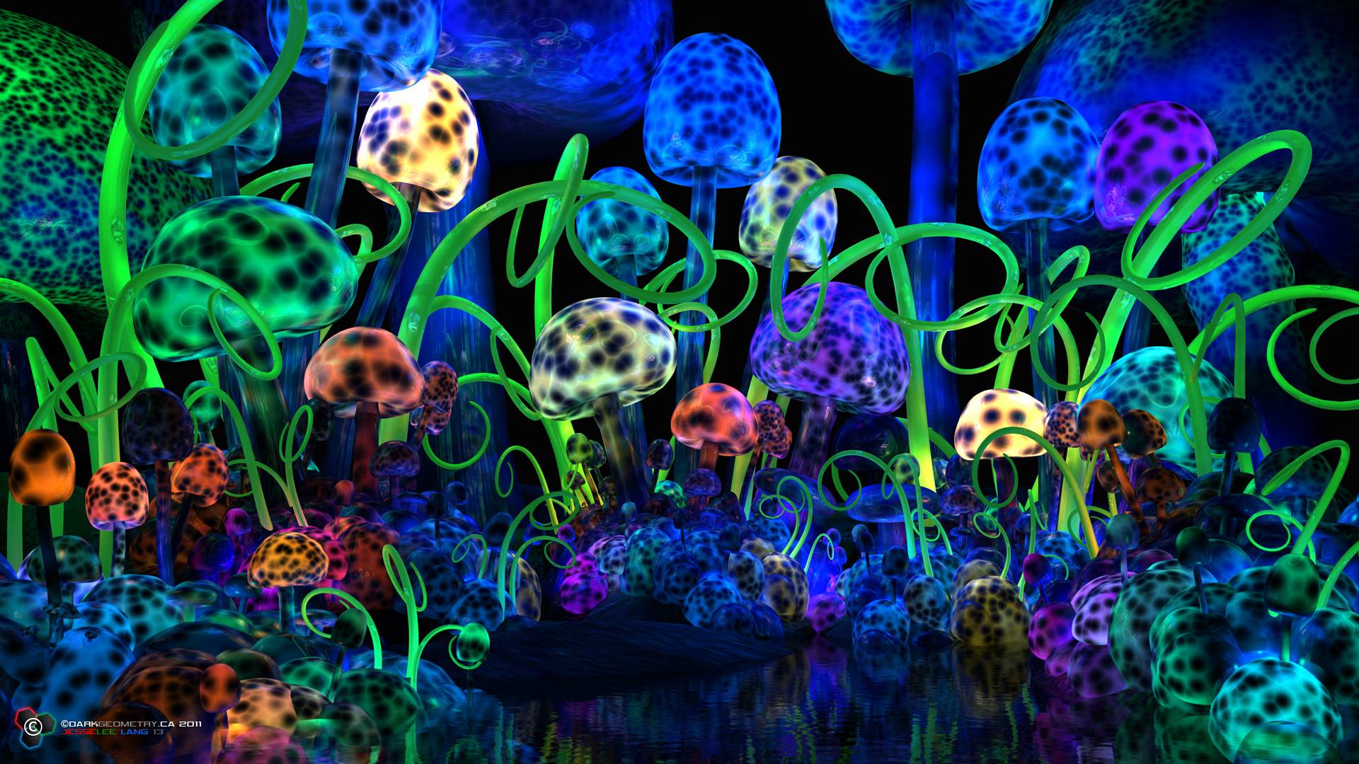 Trippy Shroom Wallpaper