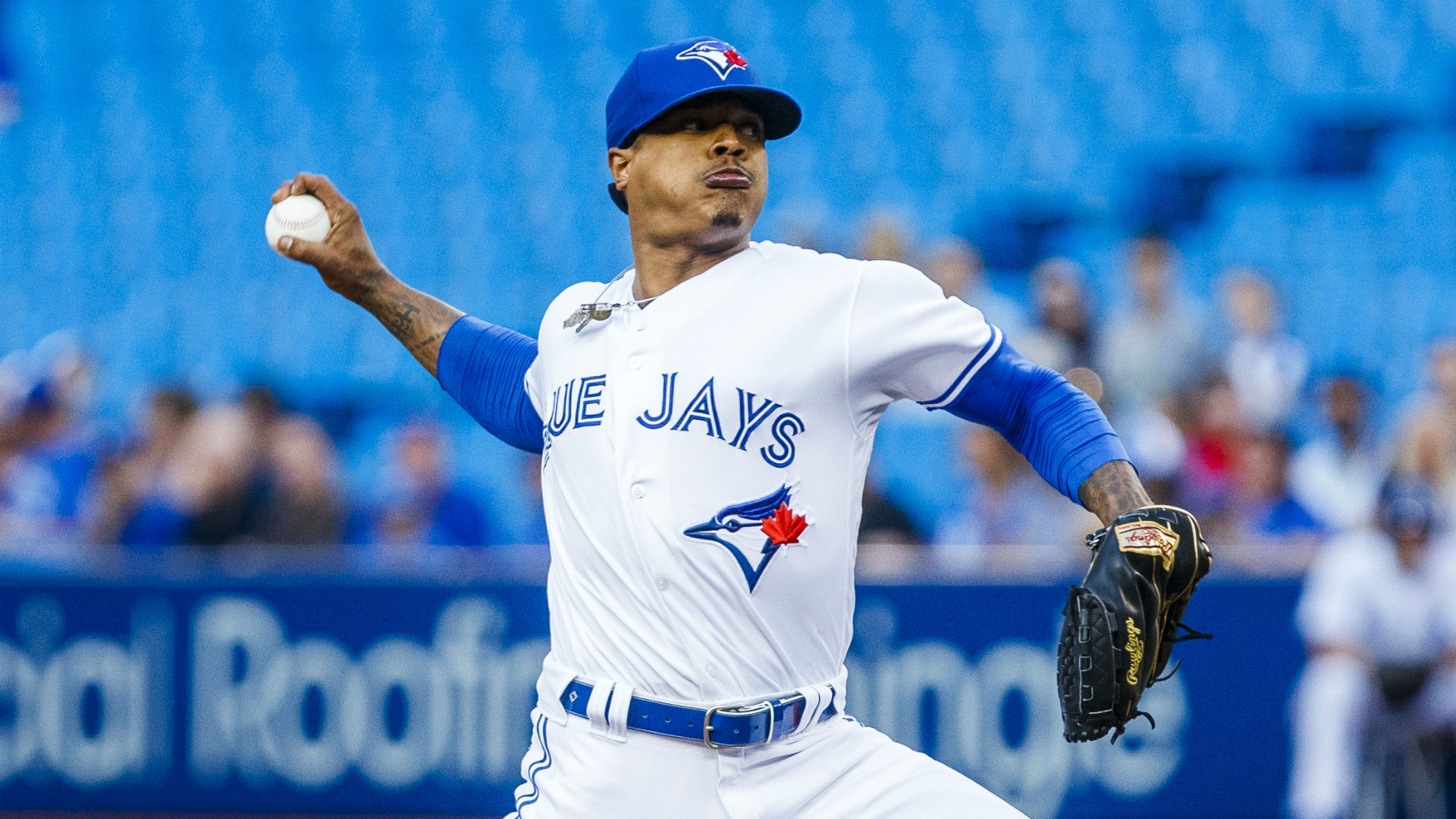 Download Marcus Stroman With Baseball Wallpaper