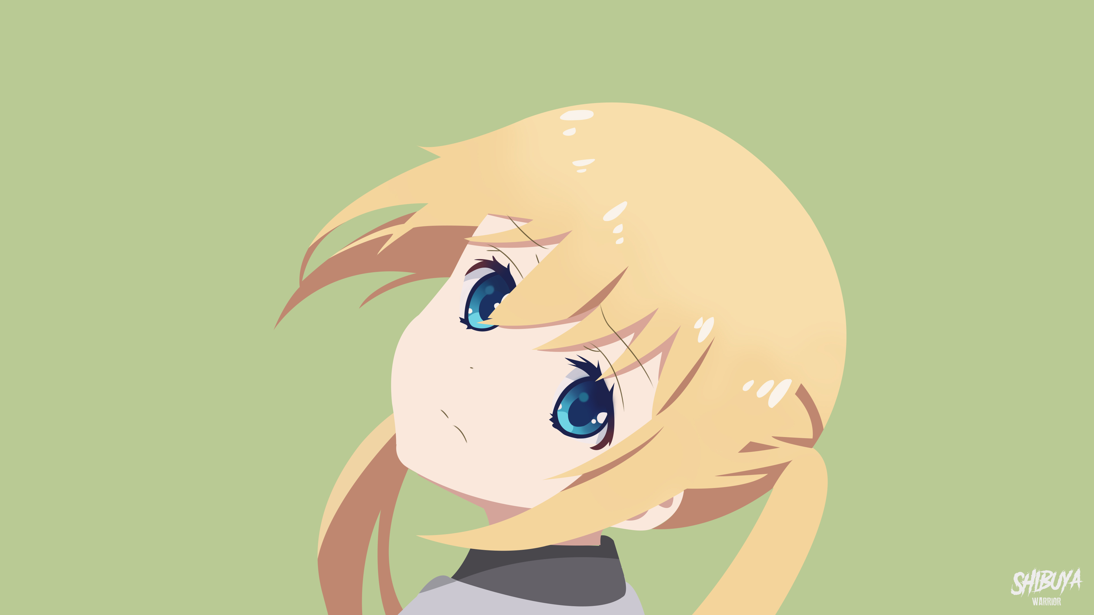 Blend S Hinata Kaho Minimalism Simple Background Wallpaper:3840x2160