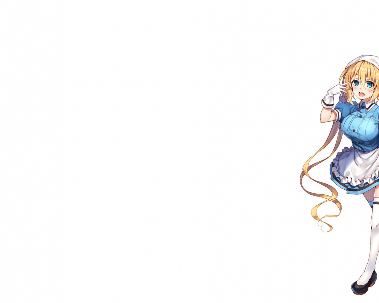 Desktop Wallpaper Blonde Maid, Anime Girl, Kaho Hinata, Blend S, HD Image, Picture, Background, A12f36
