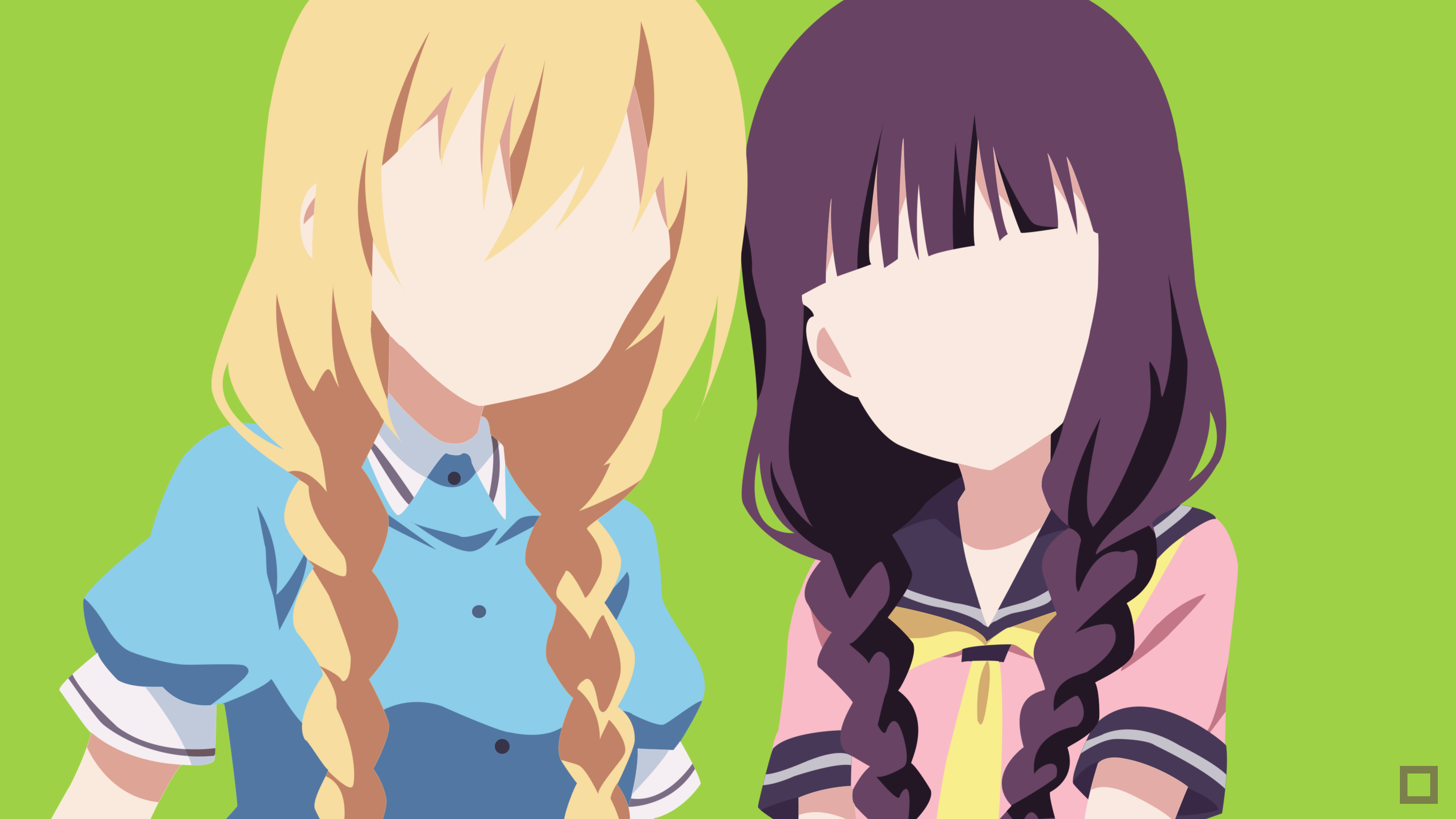 Maika Sakuranomiya Kaho Hinata Wallpaper:3840x2160