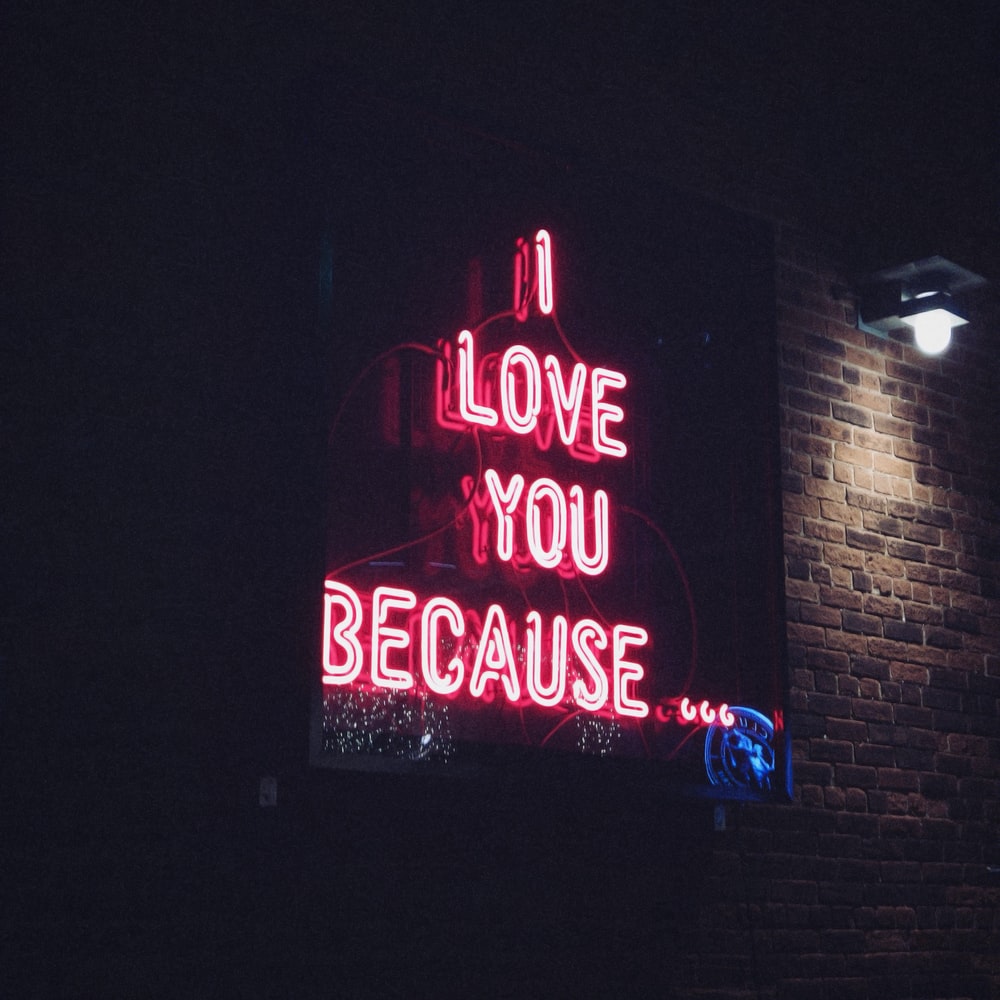 30,Neon Love Picture. Download Free Image