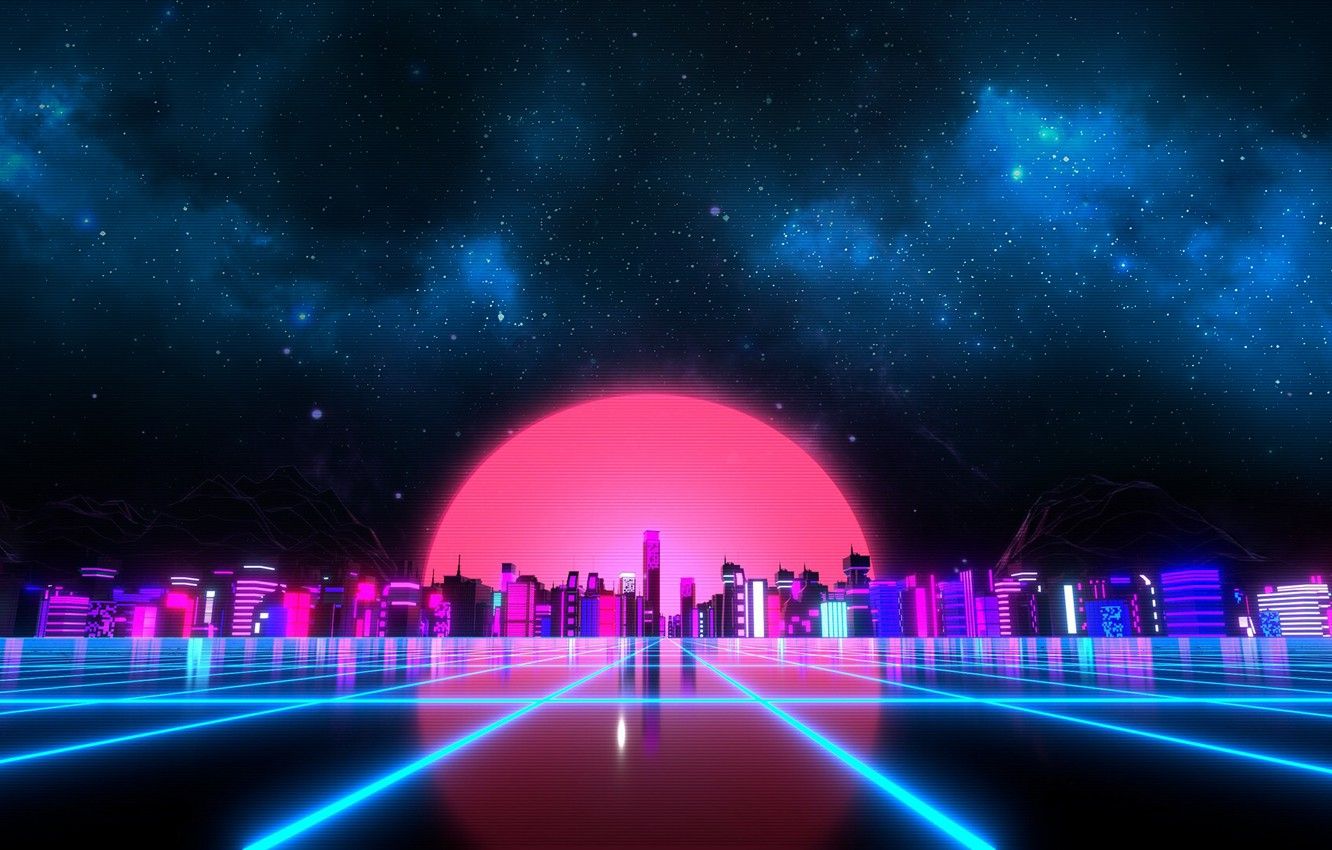 Neon Sky Wallpaper