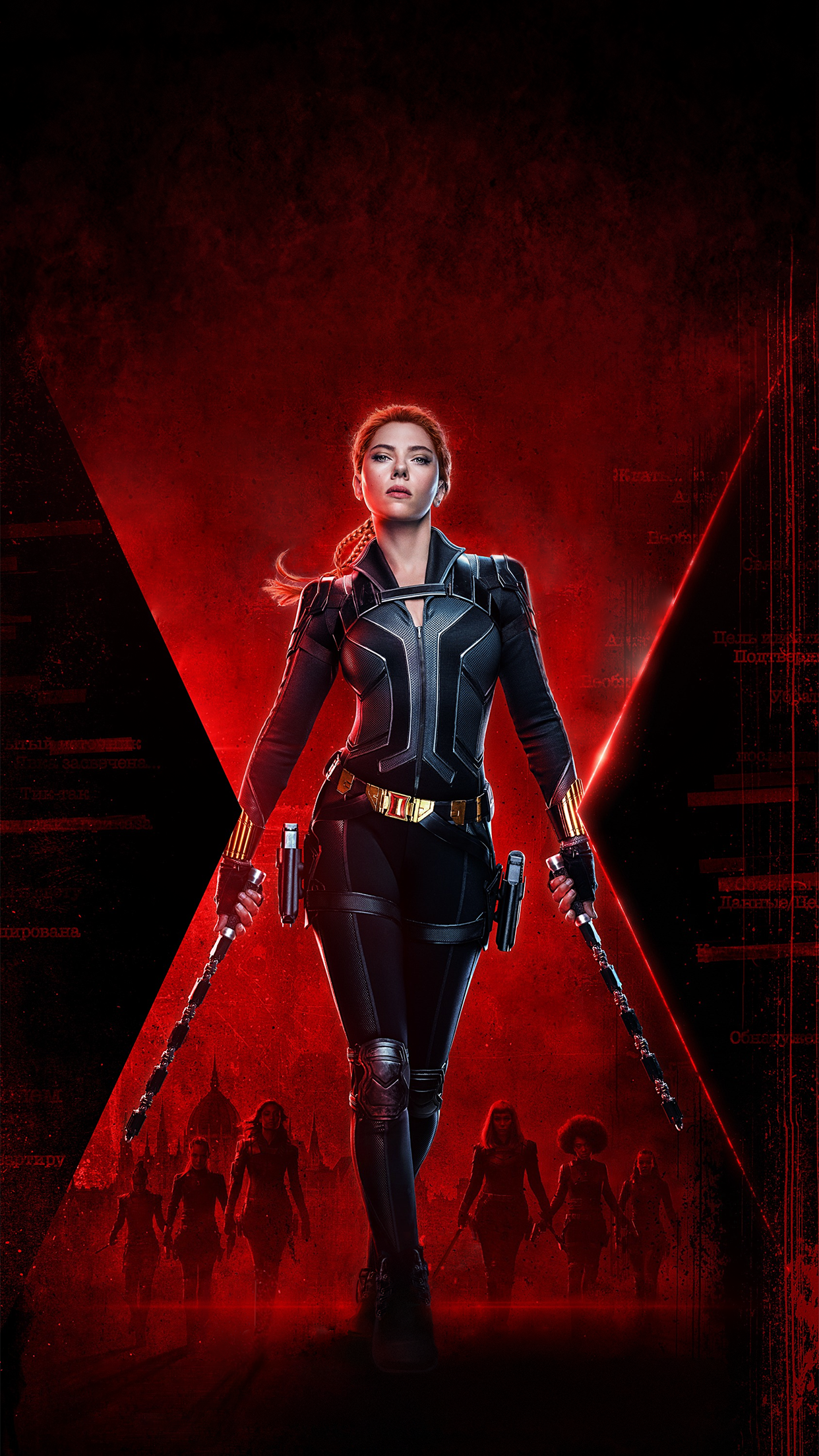 Black Widow Lock Screen iPhone 7+, link in comments for Homescreen as well