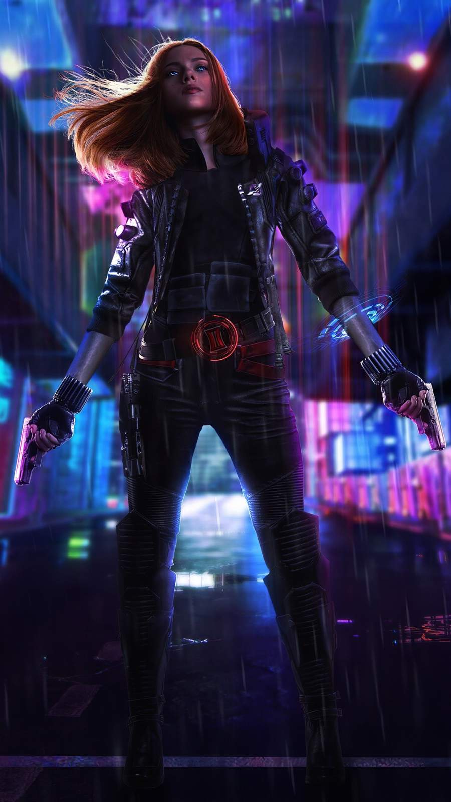 Cyberpunk Black Widow IPhone Wallpaper Wallpaper, iPhone Wallpaper