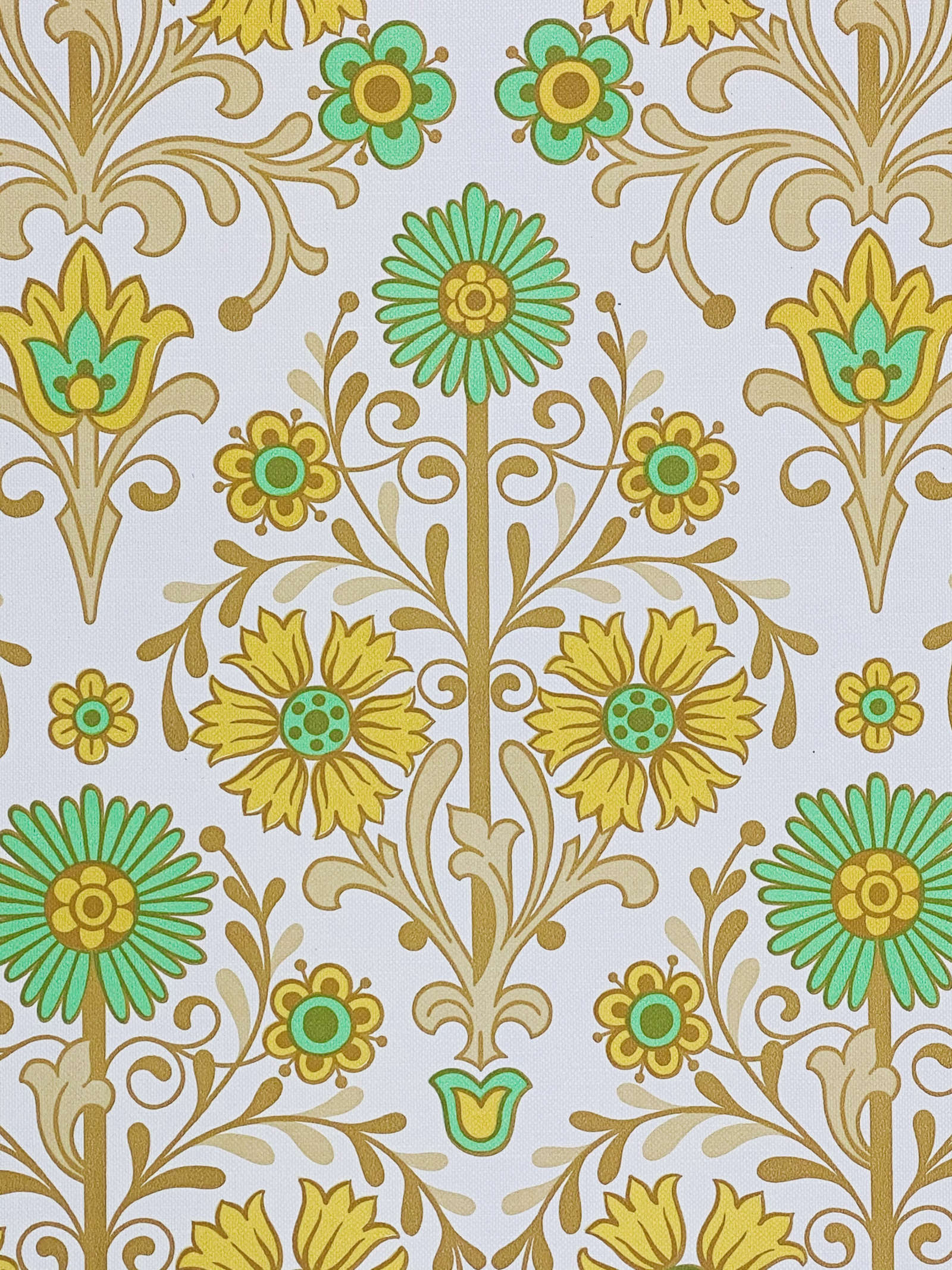 Yellow Green Flower Art Wallpapers Wallpaper Cave