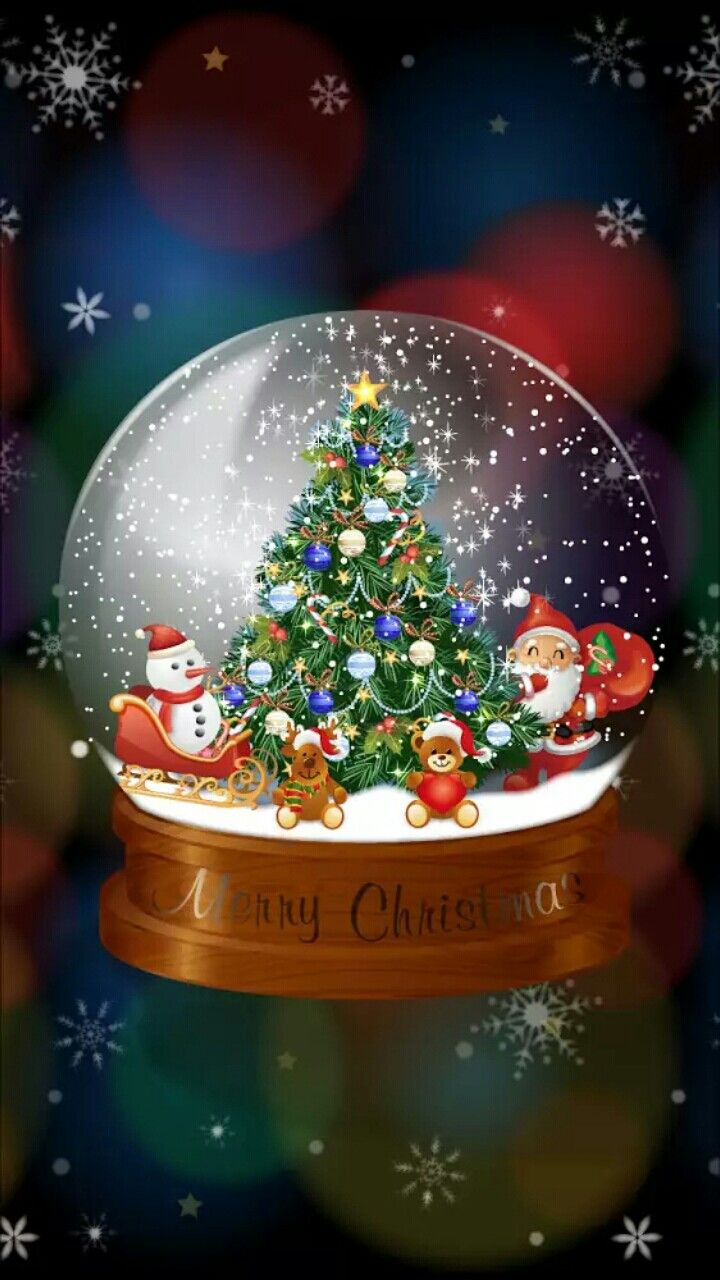IPhone. Christmas wallpaper, Christmas snow globes, Winter wallpaper