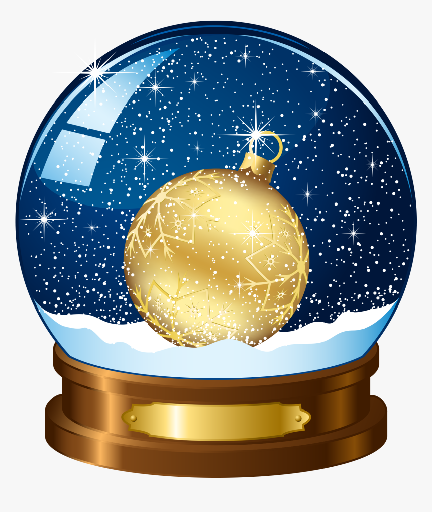 Rudolph Christmas Tree Snow Globe Wallpaper Snow Globes Clip Art, HD Png Download, Transparent Png Image