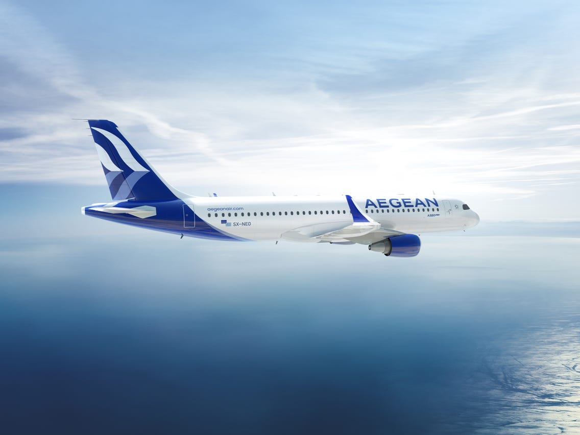 Aegean Airlines Unveils New Brand and Livery on Airbus A320neo