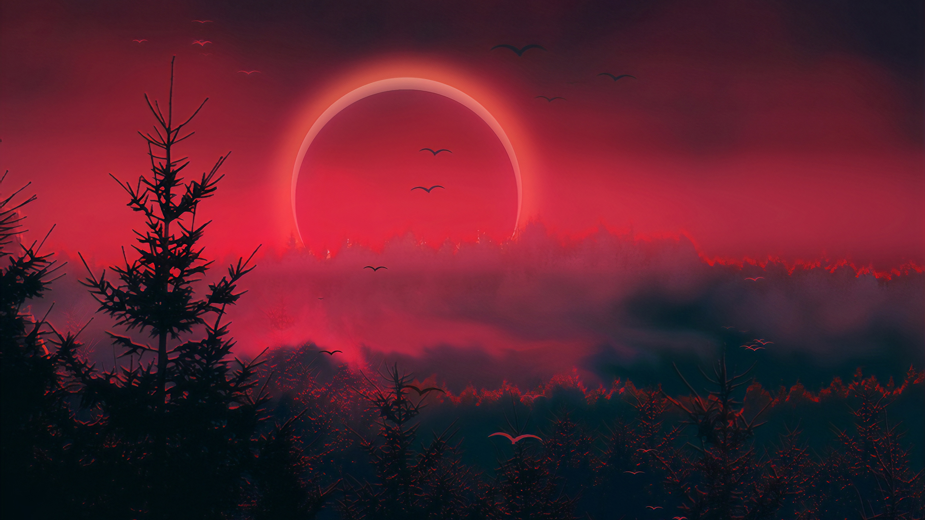 Narrow Eclipse Wallpaper, HD Artist