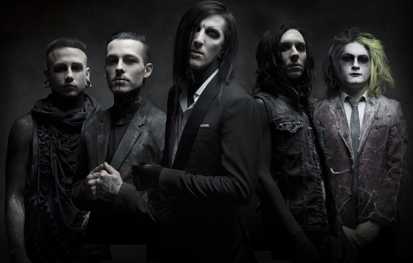 Wallpaper Rock Band, Metalcore, Post Hardcore, Motionless In White, Gothic Rock Image For Desktop, Section музыка