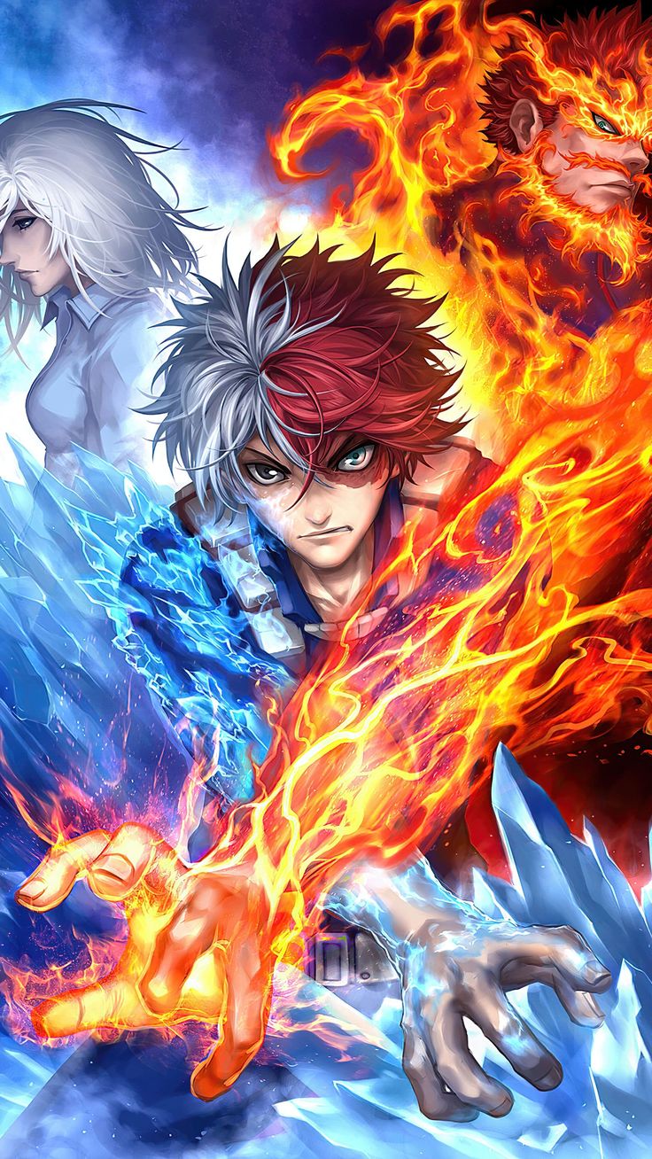 Todoroki Wallpaper for iPhone