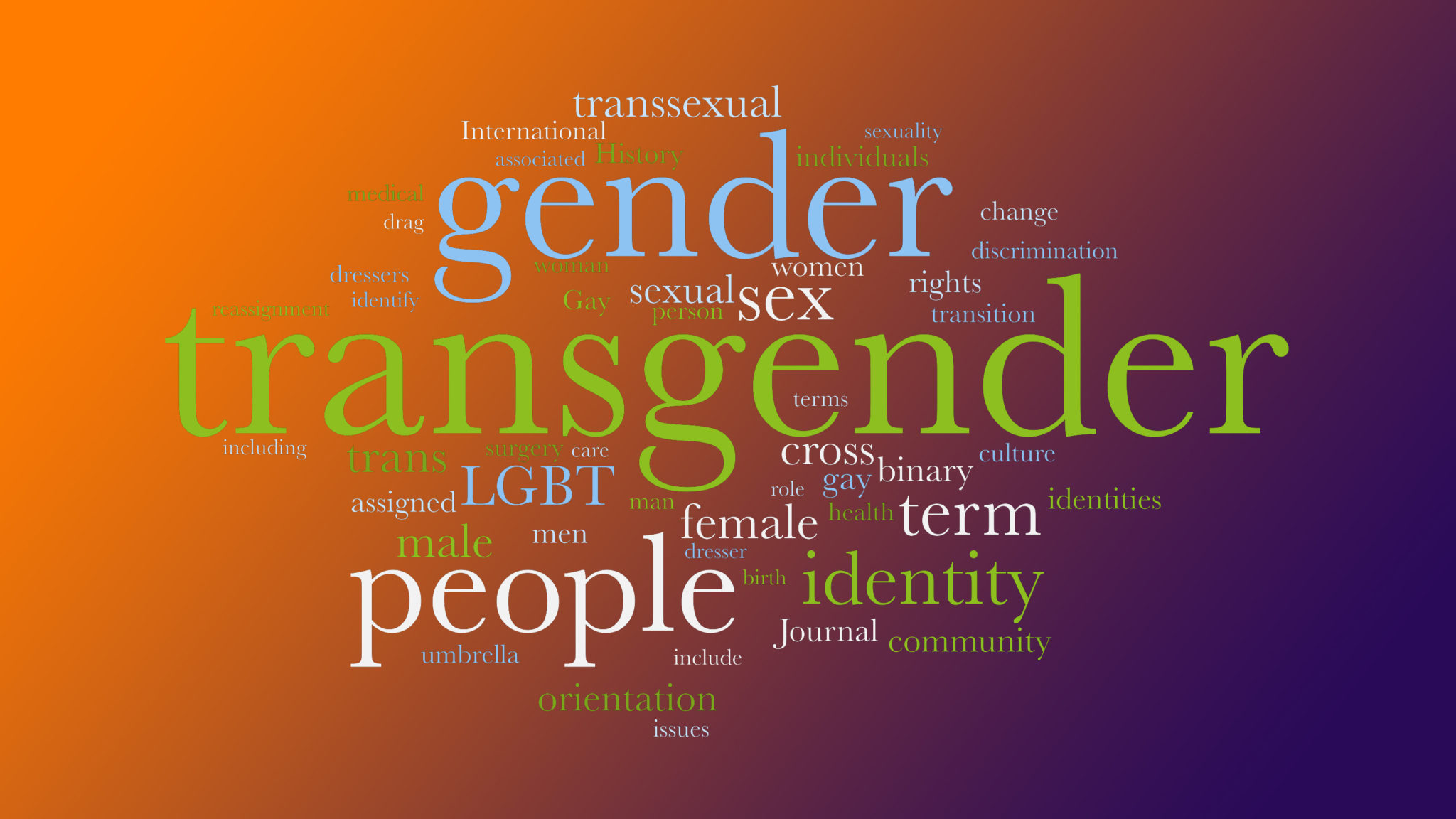 Transgender Names, Pronouns and Titles