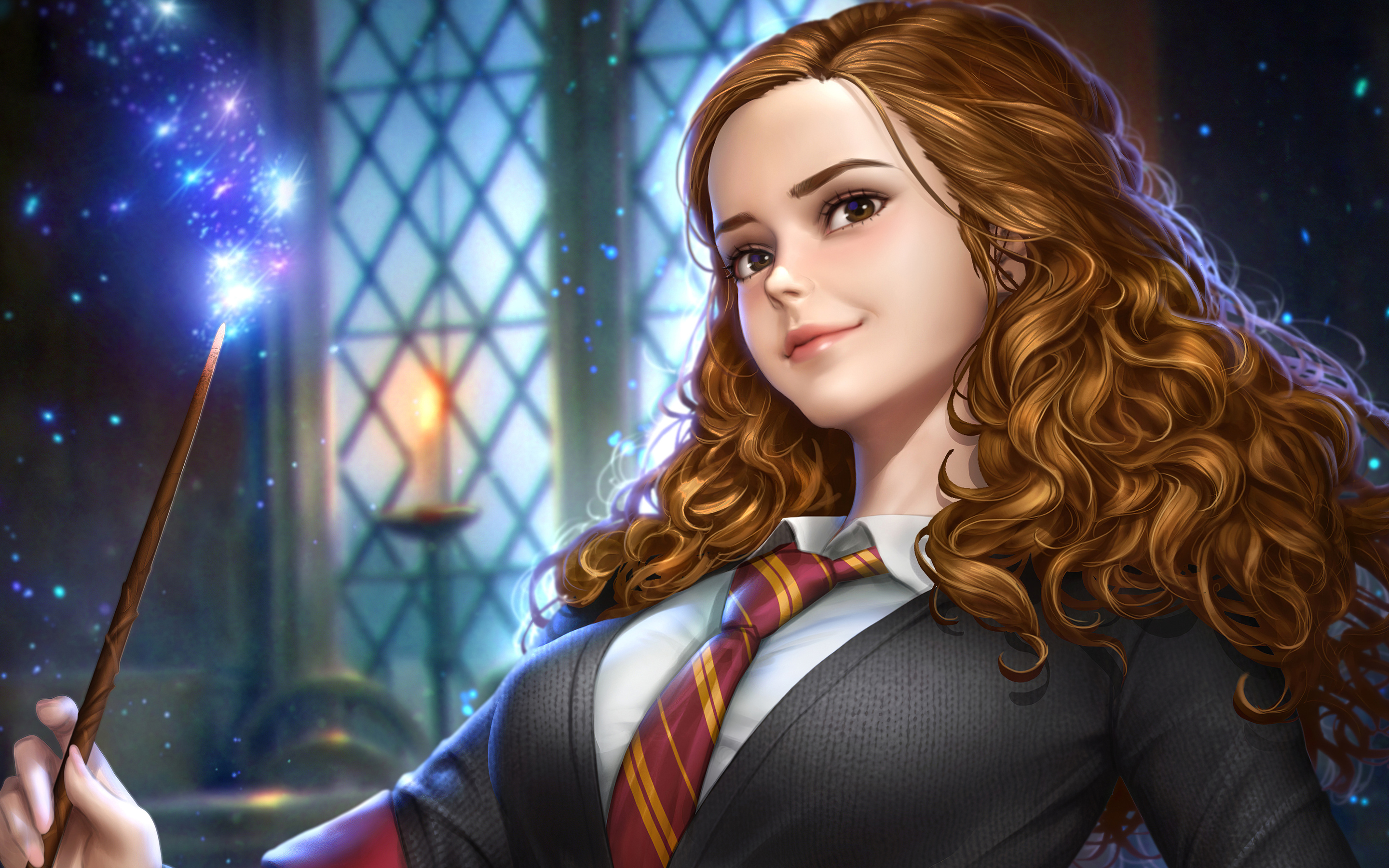 Hermione Granger Harry Potter 4k Macbook Pro Retina HD 4k Wallpaper, Image, Background, Photo and Picture