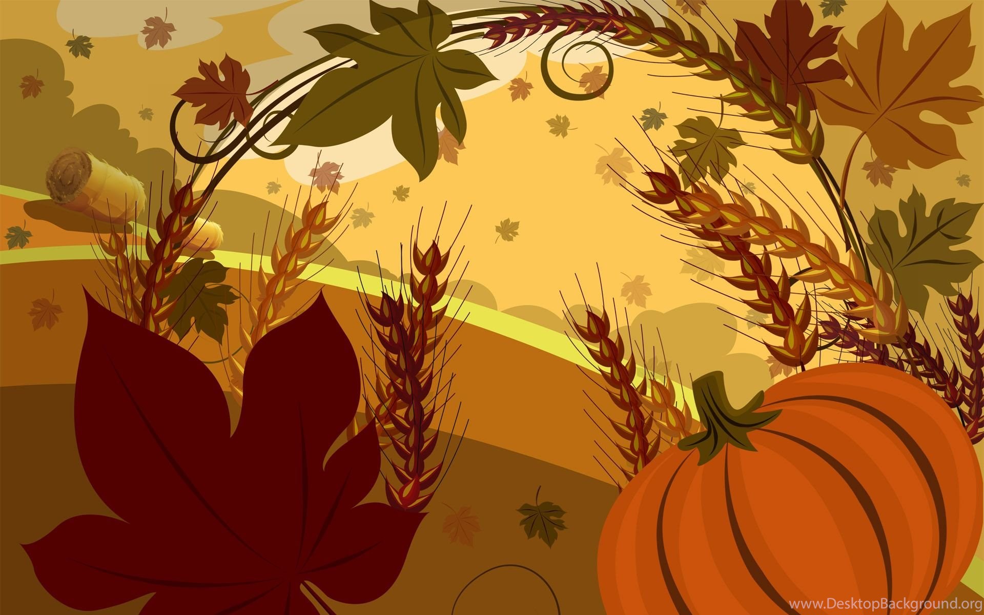 Cute Thanksgiving Wallpaper And Theme For Windows 10 Desktop Background
