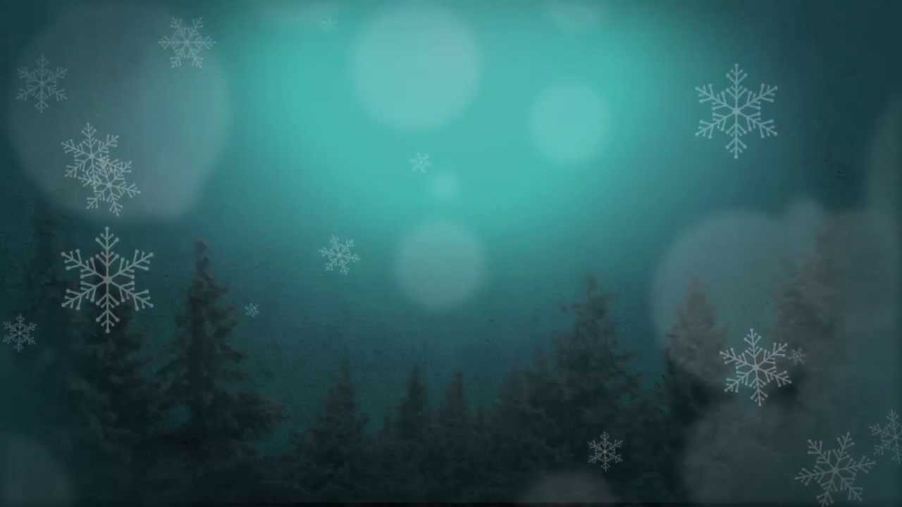 Winter Christmas Scene Moving Background Motion Background