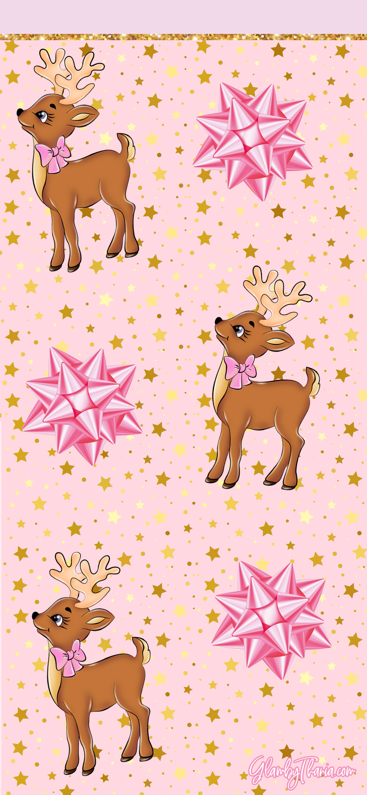 Christmas Cute Pink Wallpapers  Wallpaper Cave