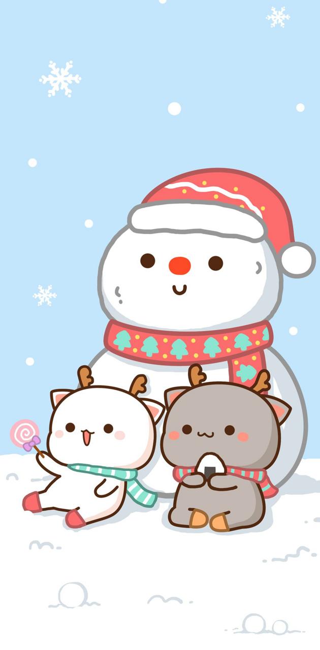 Cute Christmas wallpapers by HetaGirlHeart