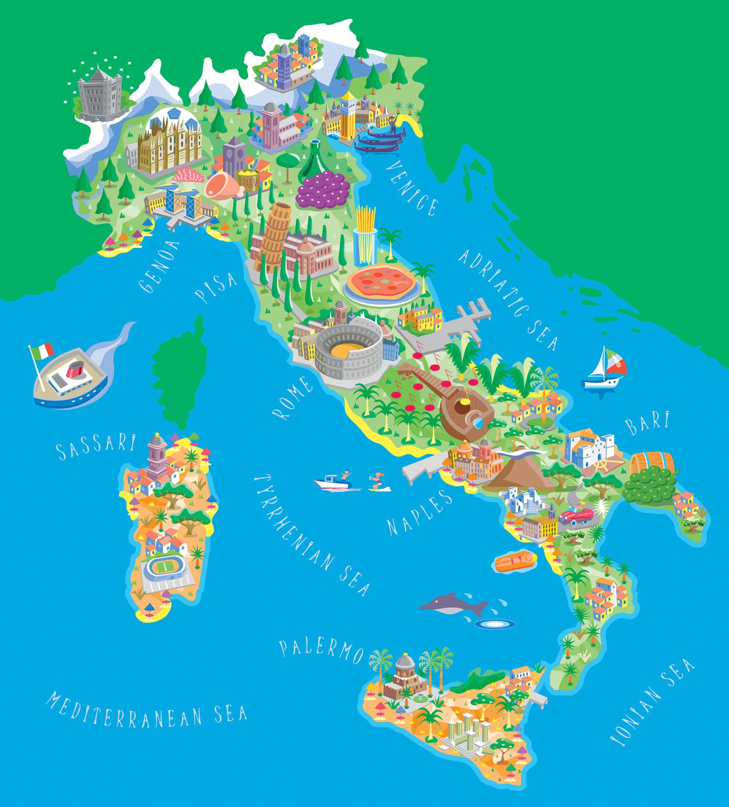 Map Of Italy, definition HD - (album Seth Gonzalez)