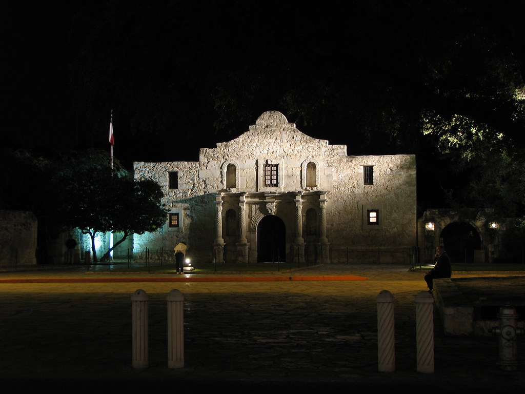 El Alamo (Mission San Antonio de Valero). A closer view. Prentis T. (Tom) Keener, Jr